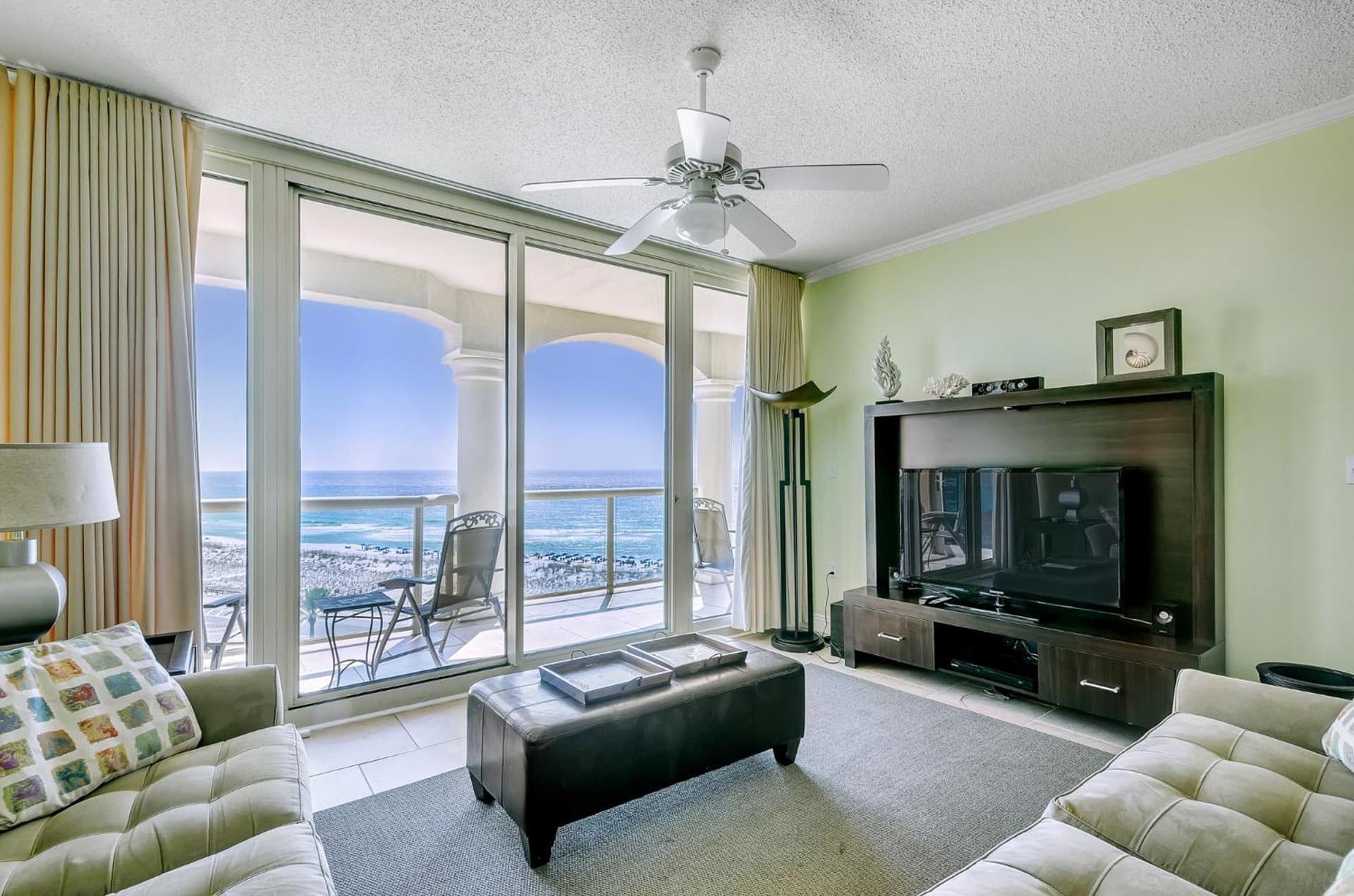 Summer Savings! Portofino Beachfront Sunrise Views 2-Bedroom Tower 1 interior in Pensacola Beach — gallery photo 2