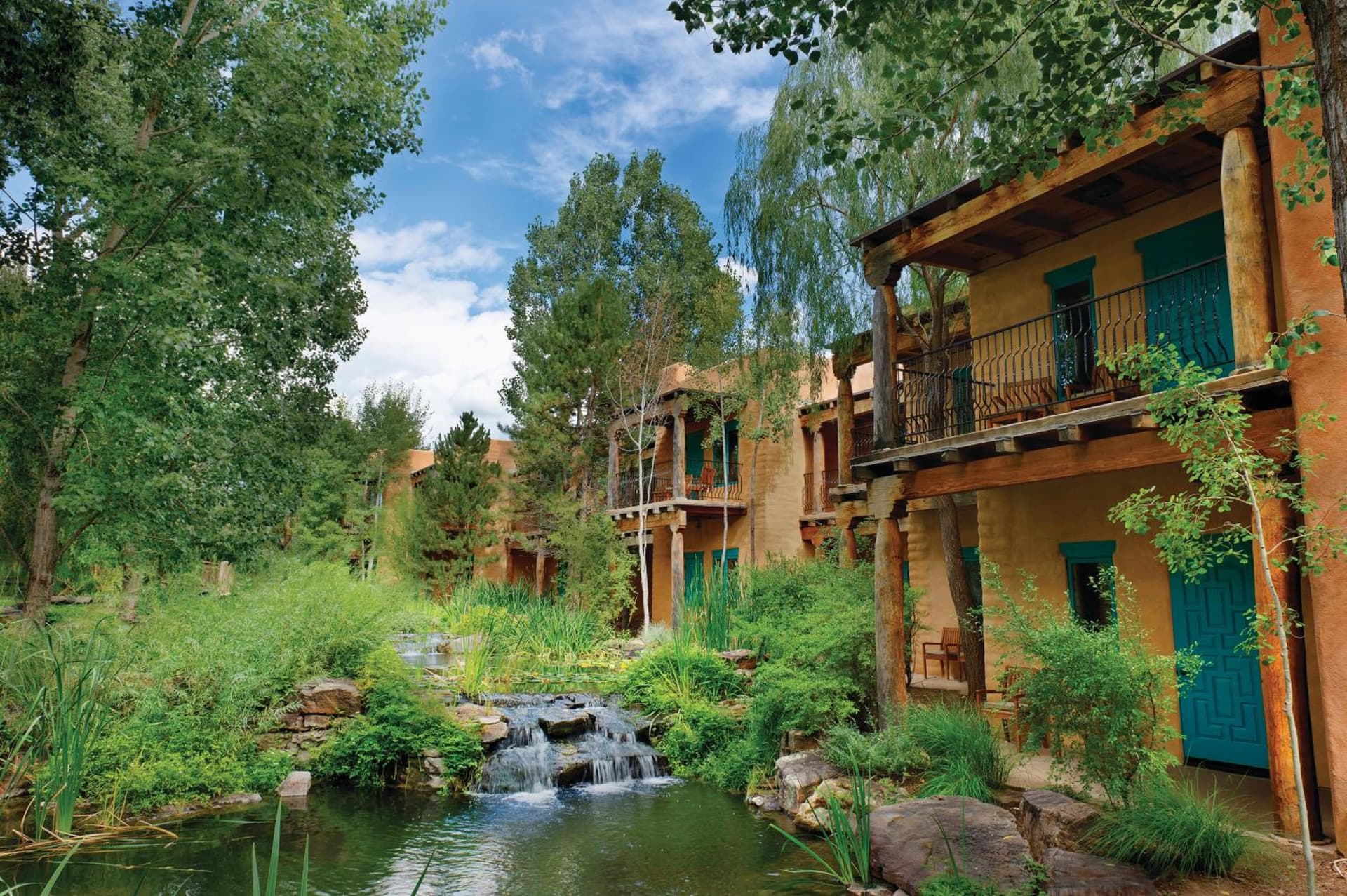 El Monte Sagrado Resort & Spa exterior or lobby in Taos, NM — main listing photo