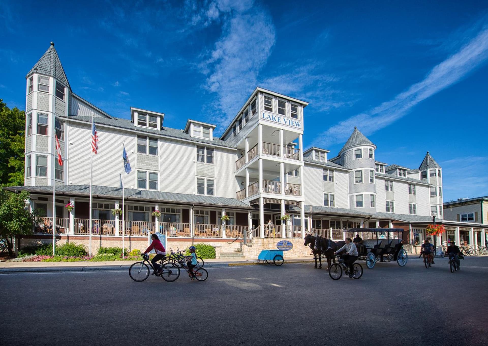 Lake View Hotel featured exterior or lobby in Mackinac Island, MI — similar hotel