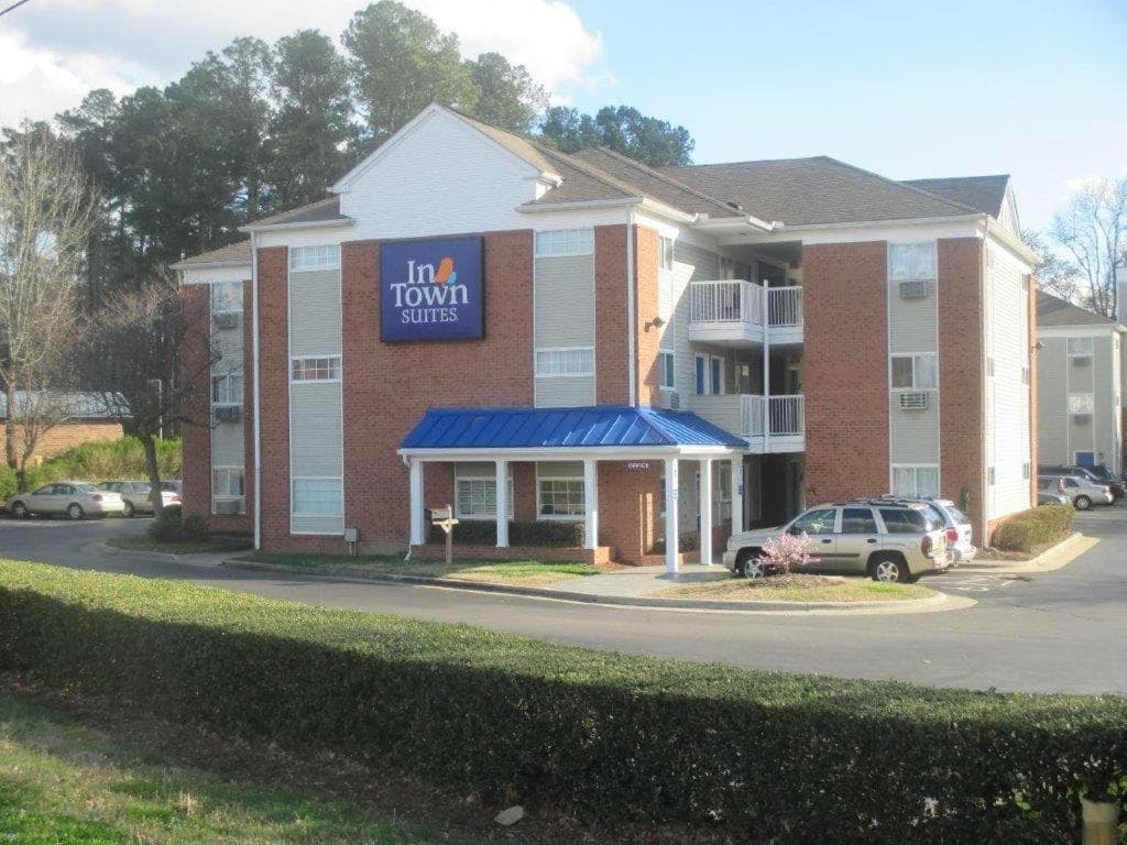 InTown Suites Extended Stay Raleigh Garner NC featured exterior or lobby in Garner, NC — similar hotel