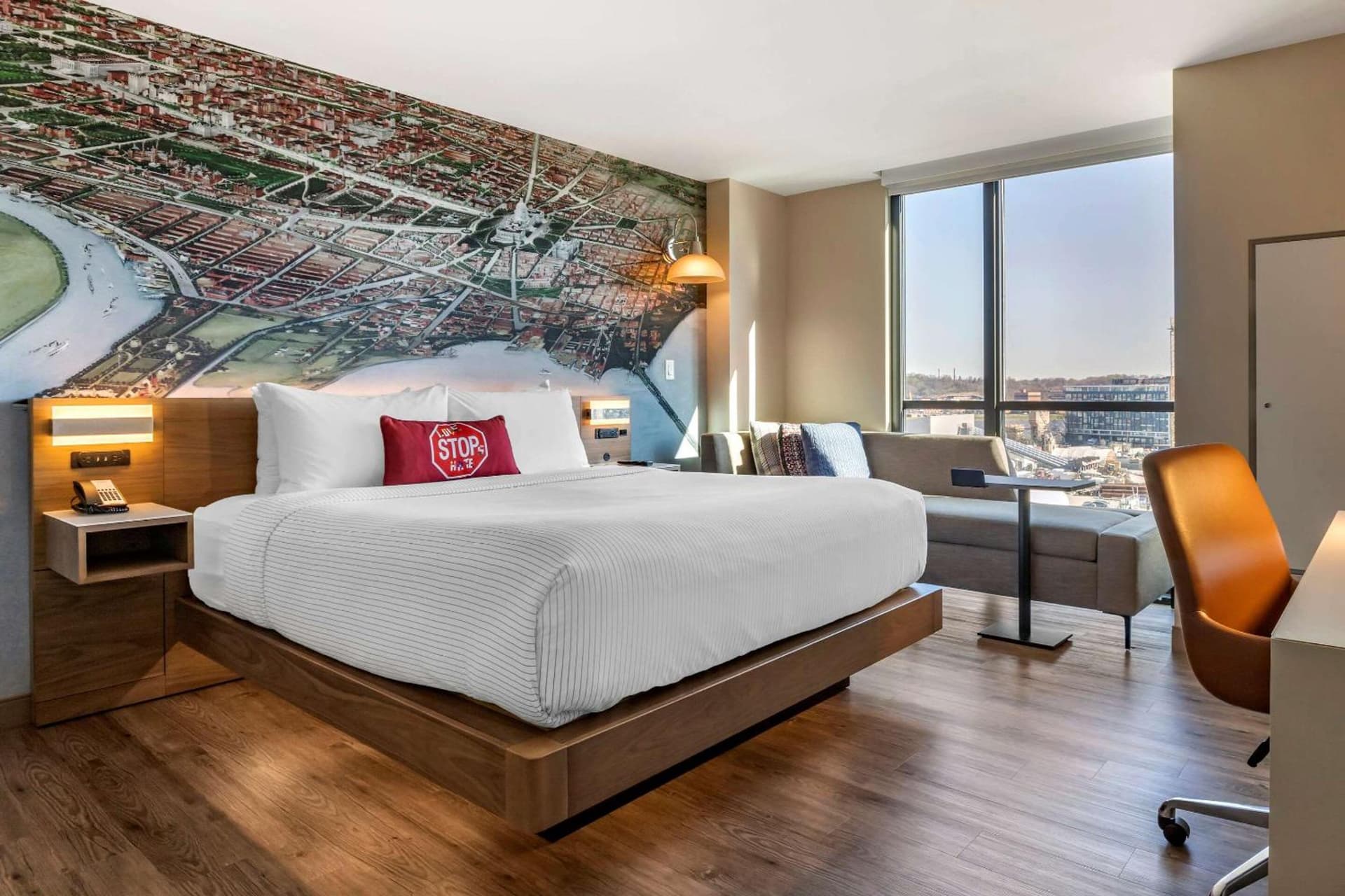 Cambria Hotel Washington DC Navy Yard Riverfront property views in Washington, DC — gallery photo 3