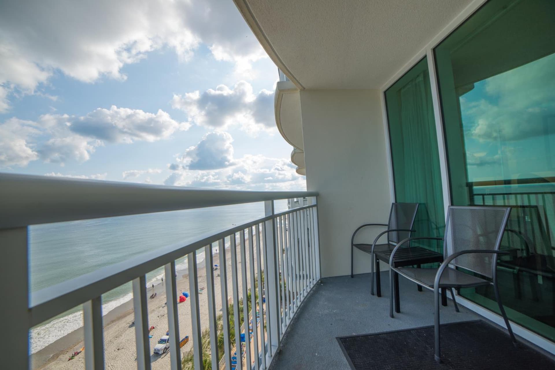 Deluxe Ocean front One Bedroom suite in Sandy Beach Resort property views in Myrtle Beach, SC — gallery photo 3