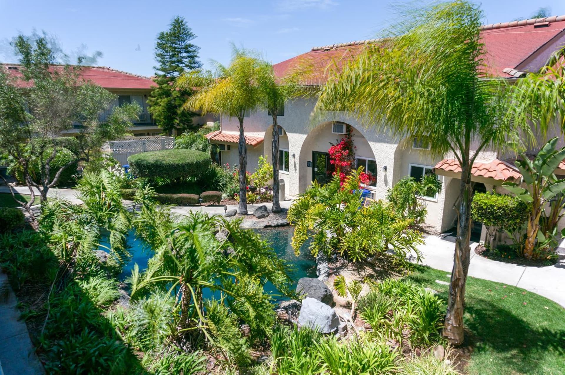 California Suites Hotel property views in San Diego, CA — gallery photo 3