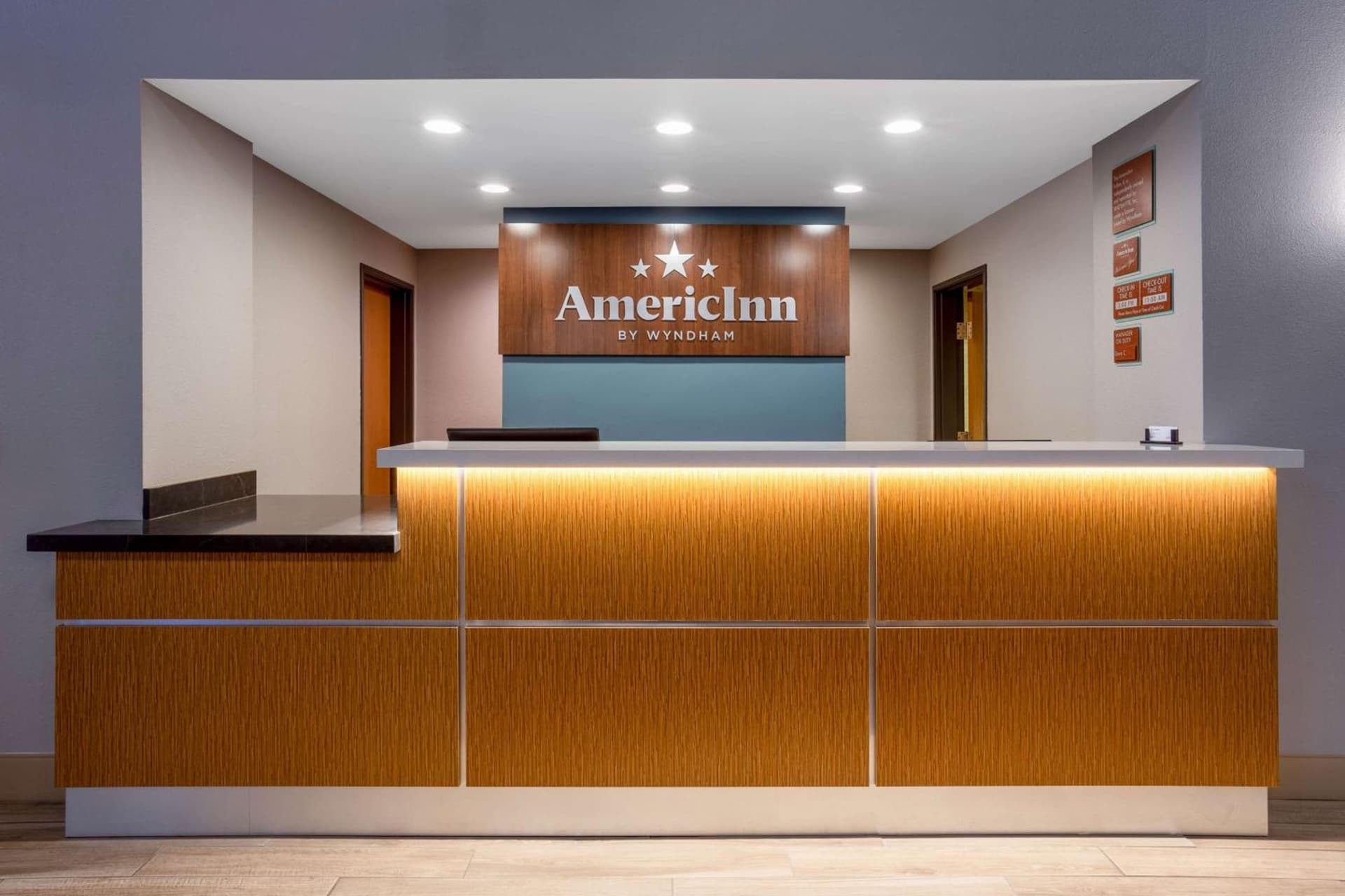 AmericInn by Wyndham Fulton Clinton property views in Fulton, IL — gallery photo 3