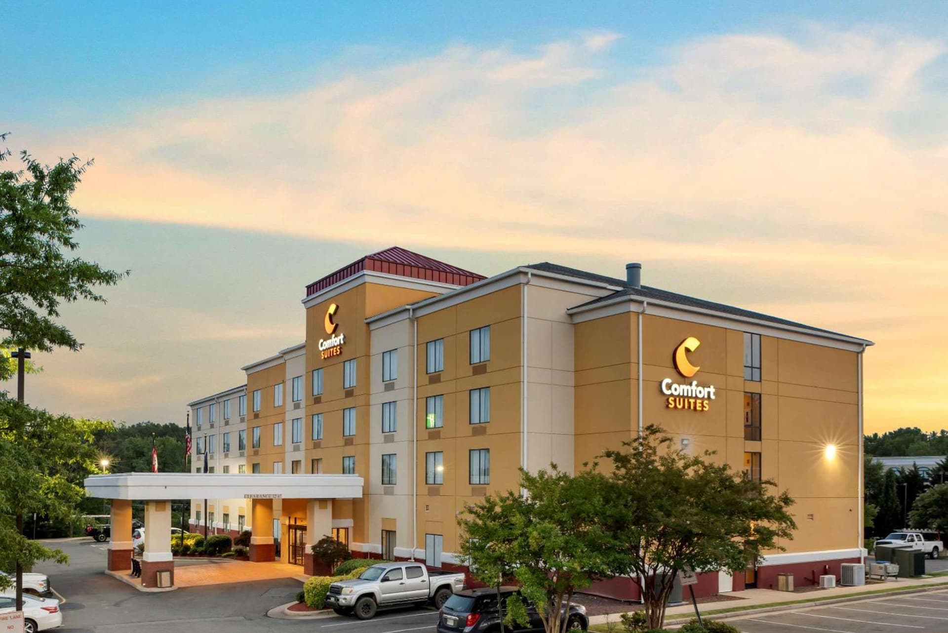 Comfort Suites Fredericksburg North property views in Fredericksburg, VA — gallery photo 3
