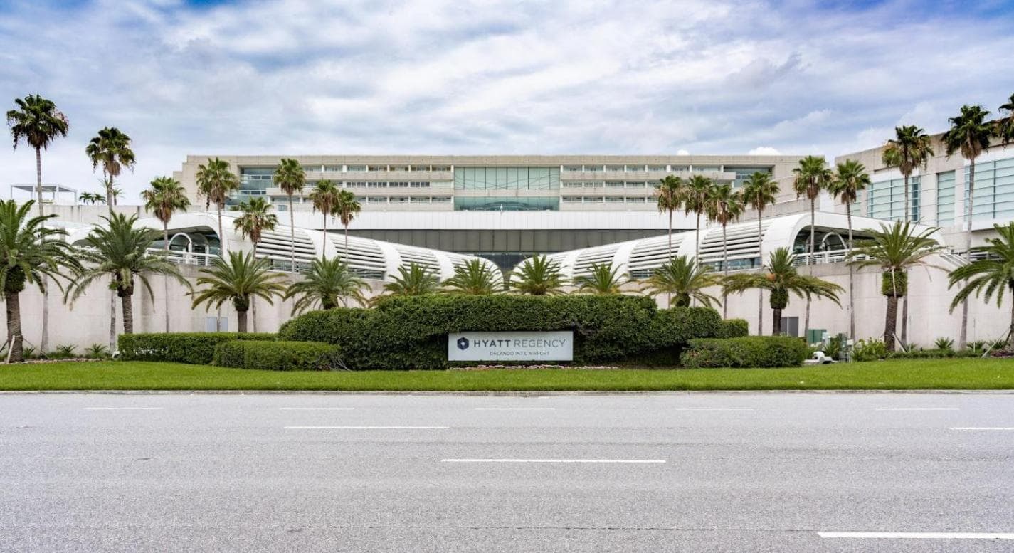 Hyatt Regency Orlando International Airport Hotel featured exterior or lobby in Orlando, FL — similar hotel