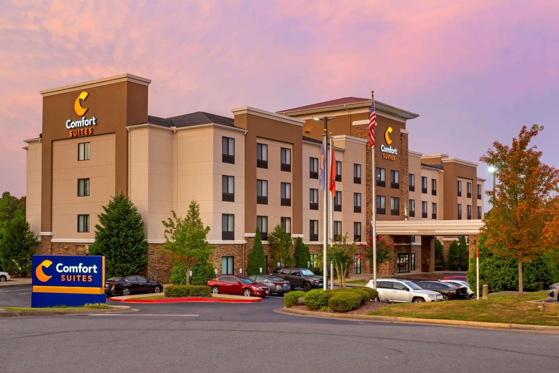 Comfort Suites Little Rock West featured exterior or lobby in Little Rock, AR — similar hotel