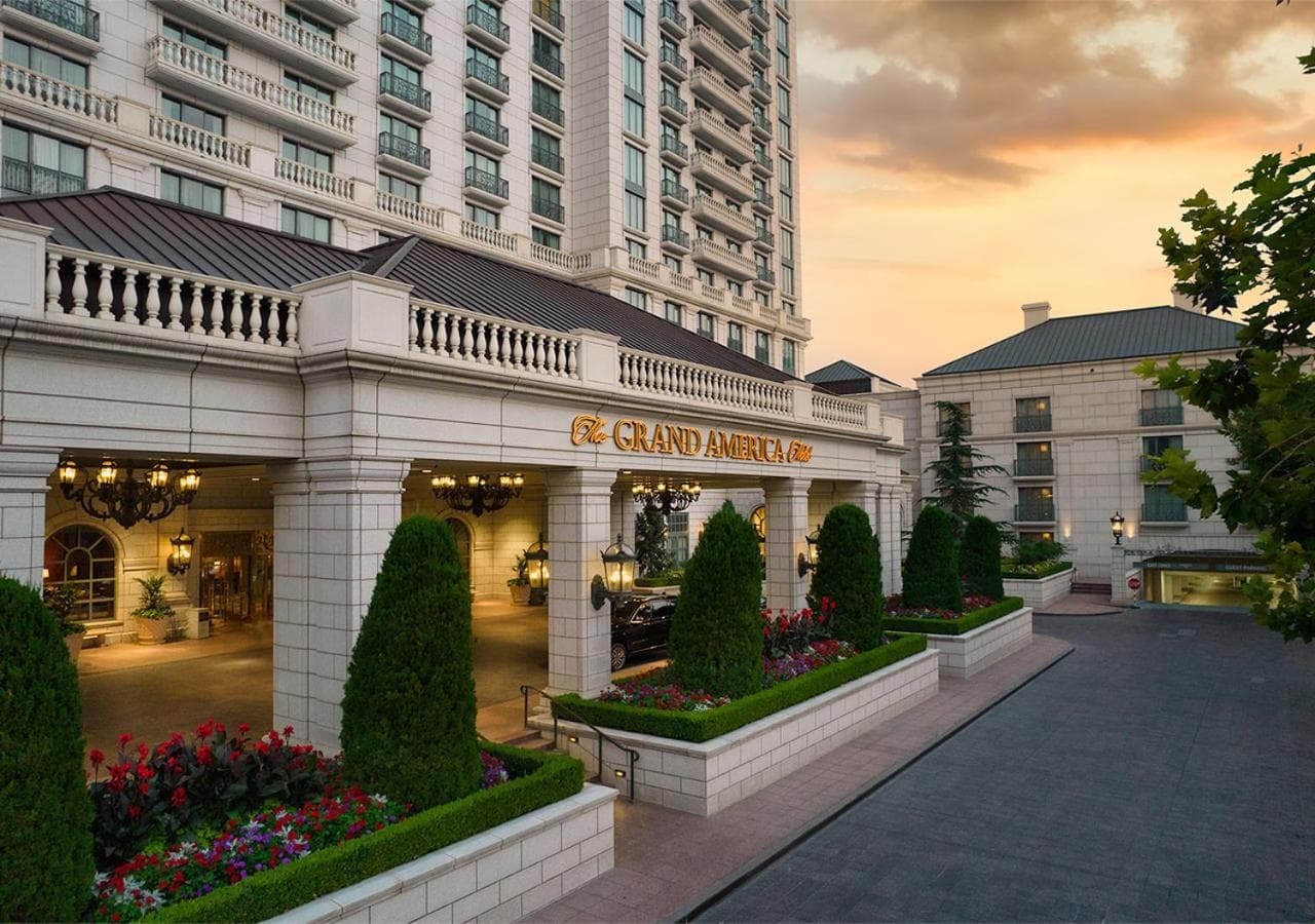 Grand America Hotel featured exterior or lobby in Salt Lake City, UT — similar hotel