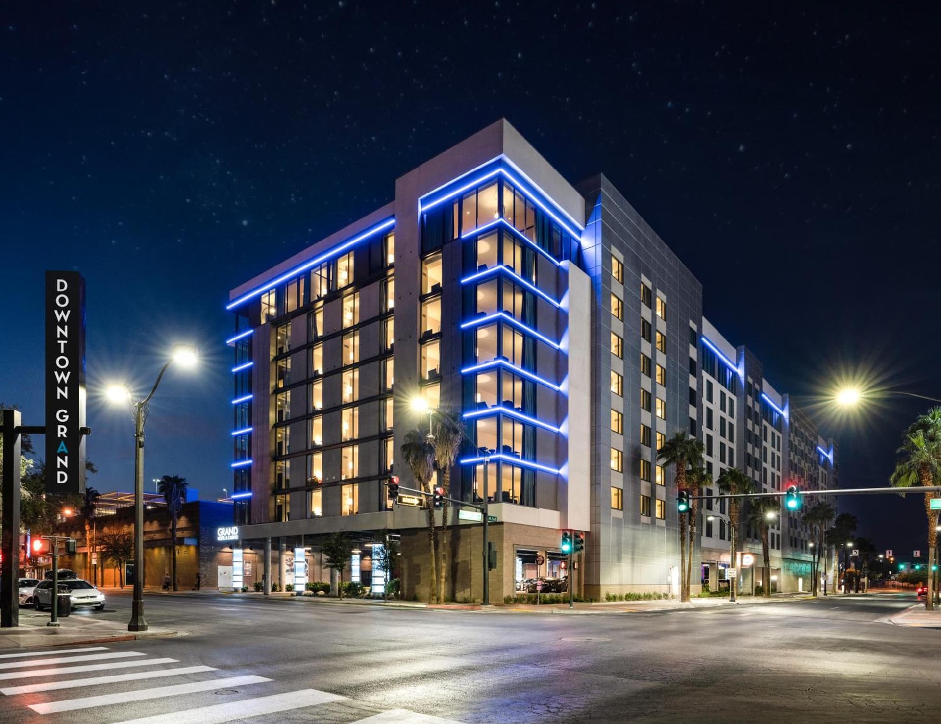 Downtown Grand Hotel & Casino featured exterior or lobby in Las Vegas, NV — similar hotel