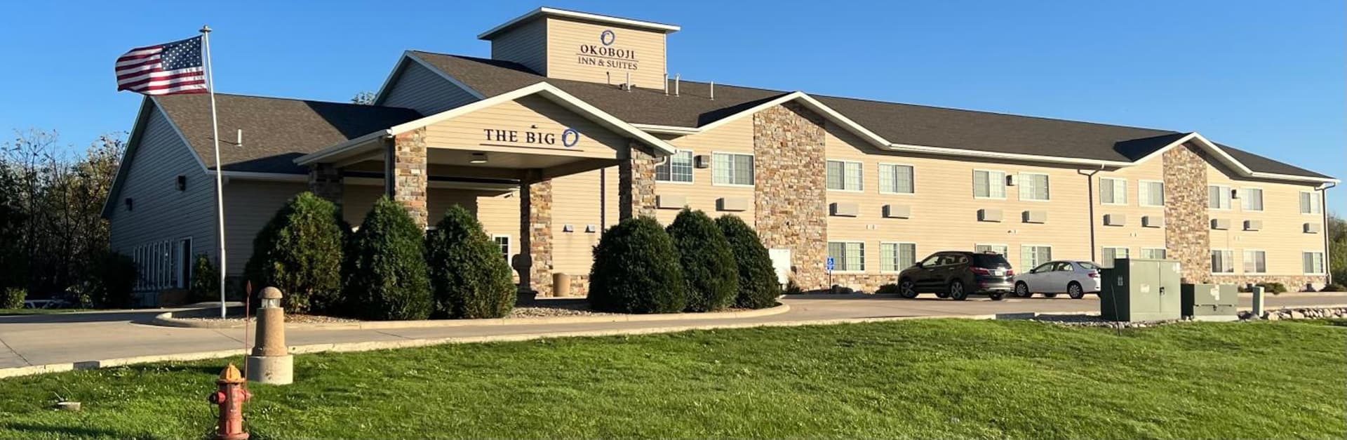 Okoboji Inn & Suites featured exterior or lobby in Milford, IA — similar hotel