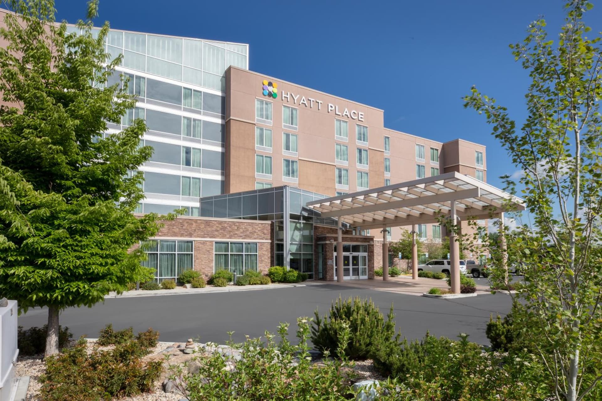 Hyatt Place Reno/Tahoe Airport featured exterior or lobby in Reno, NV — similar hotel