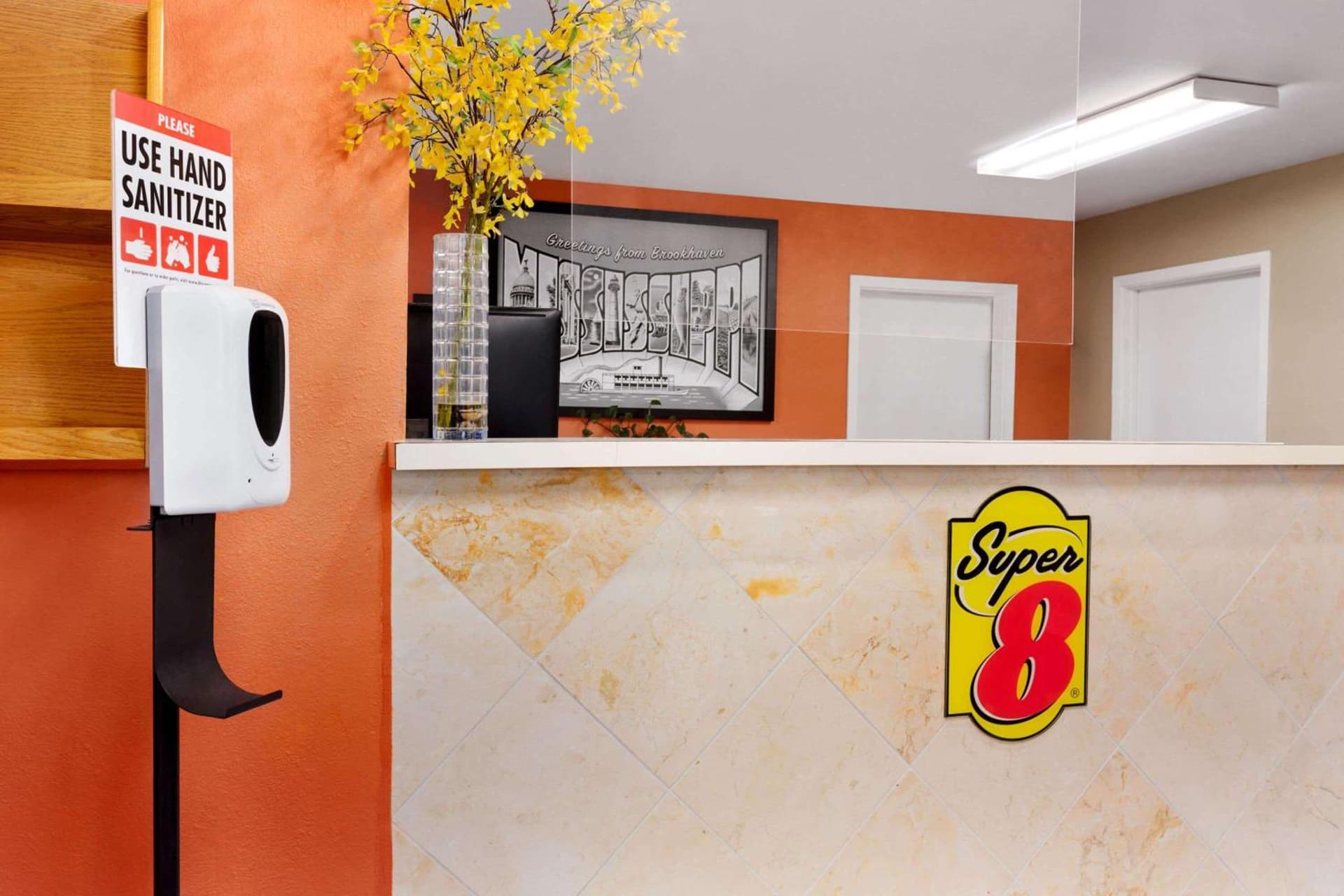 Super 8 by Wyndham Brookhaven interior in Brookhaven, MS — gallery photo 2