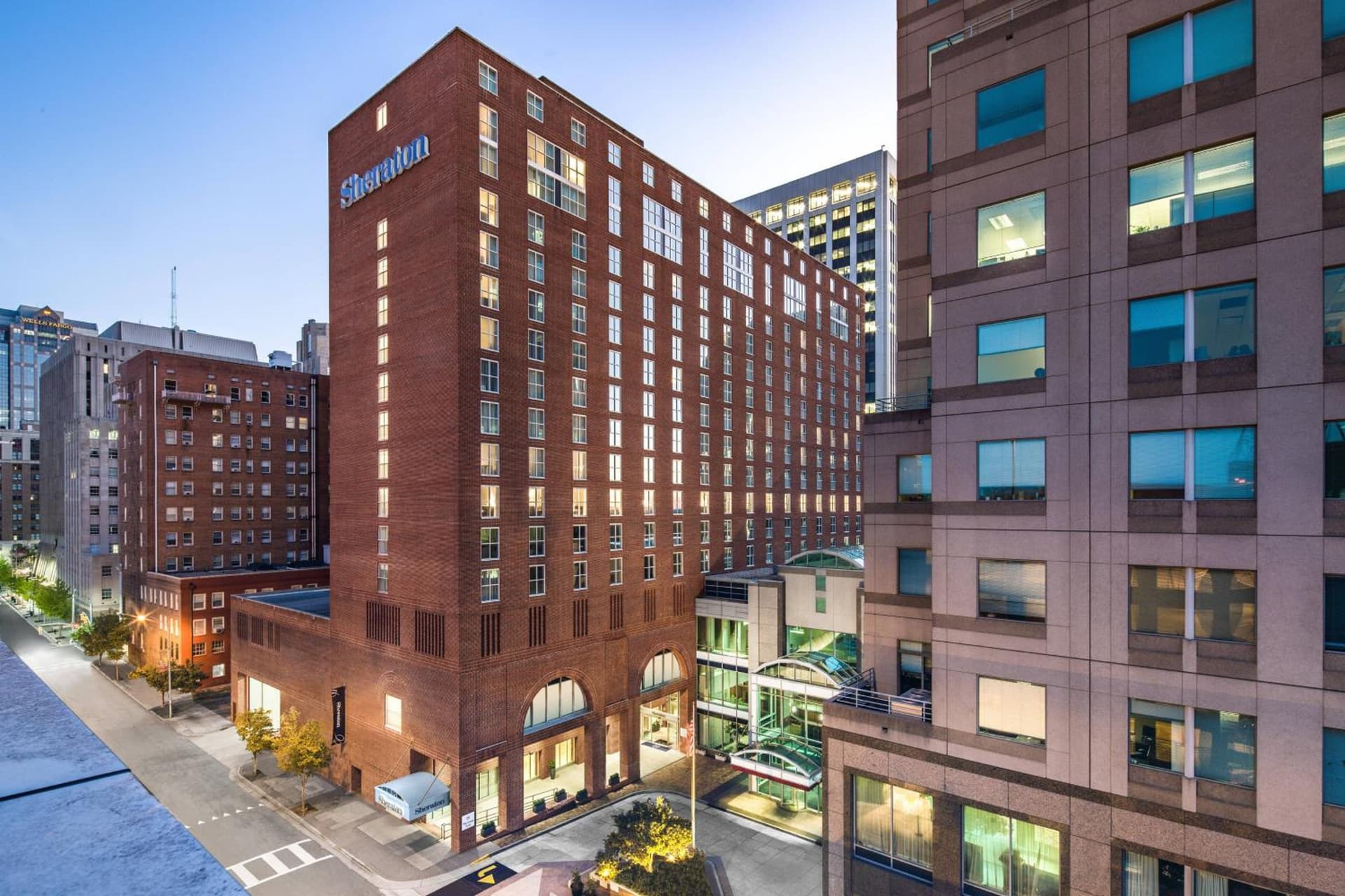 Sheraton Raleigh Hotel property views in Raleigh, NC — gallery photo 3