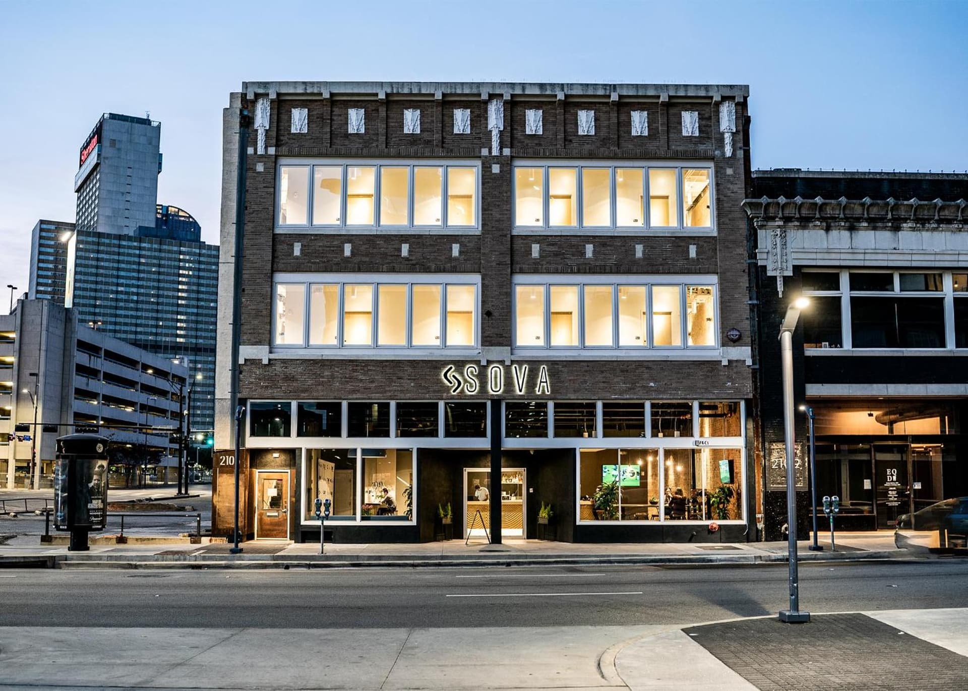 SOVA Micro-Room & Social Hotel exterior or lobby in Dallas, TX — main listing photo