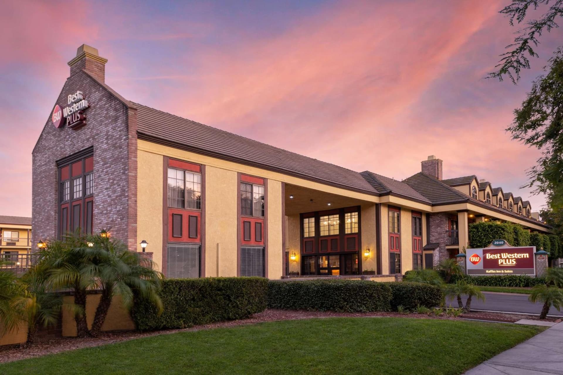 Best Western Plus Raffles Inn & Suites featured exterior or lobby in Anaheim, CA — similar hotel