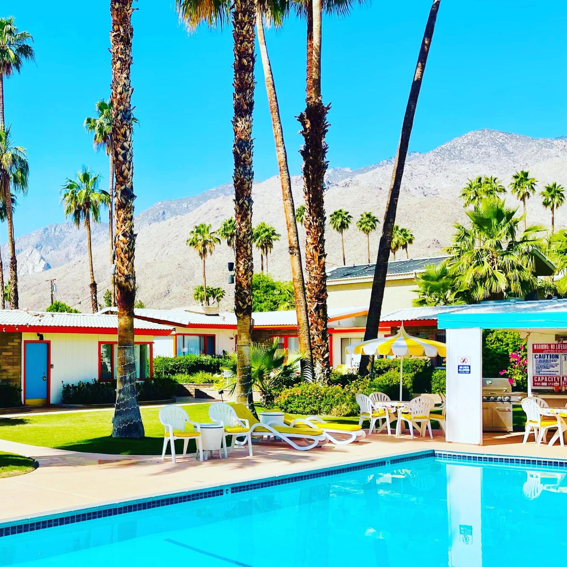 A PLACE IN THE SUN Hotel - ADULTS ONLY Big Units, 24h Heated Pool & Spa in 1 Acre Park Prime Location, DOG Friendly, TOP Midcentury Modern Boutique Hotel property views in Palm Springs, CA — gallery photo 3