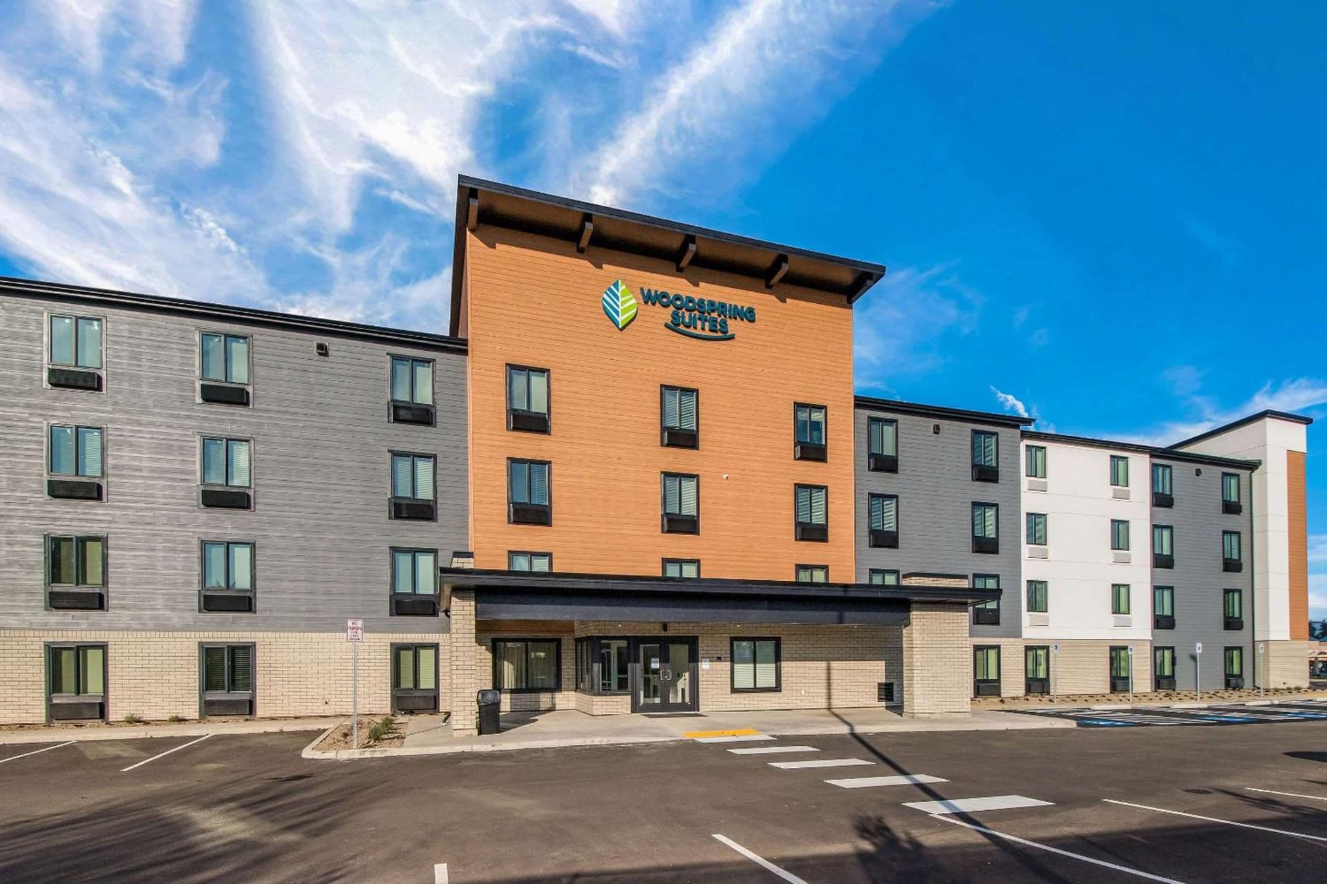 WoodSpring Suites Portland Vancouver property views in Vancouver, WA — gallery photo 3