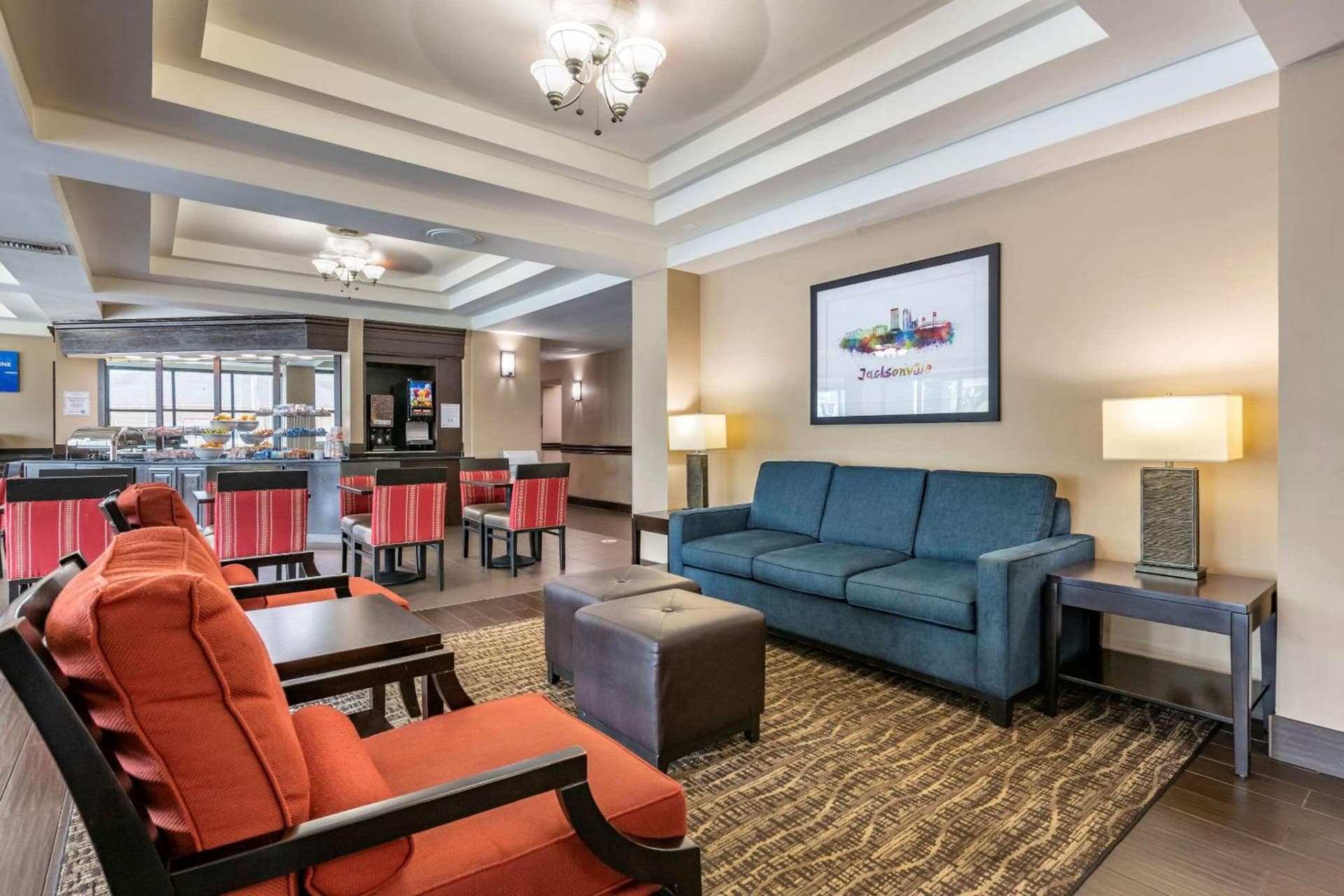 Comfort Suites Baymeadows Near Butler Blvd interior in Jacksonville, FL — gallery photo 2