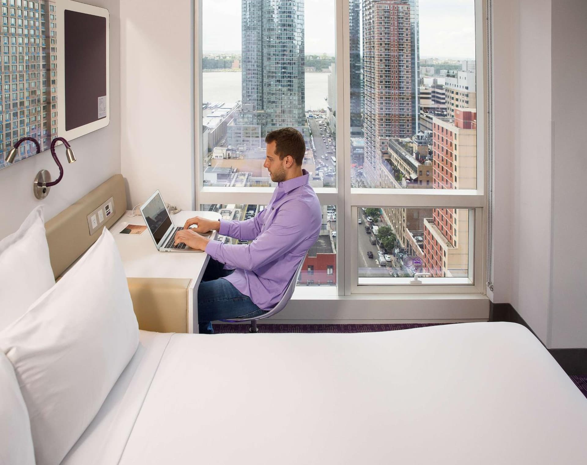 YOTEL New York Times Square property views in New York, NY — gallery photo 3