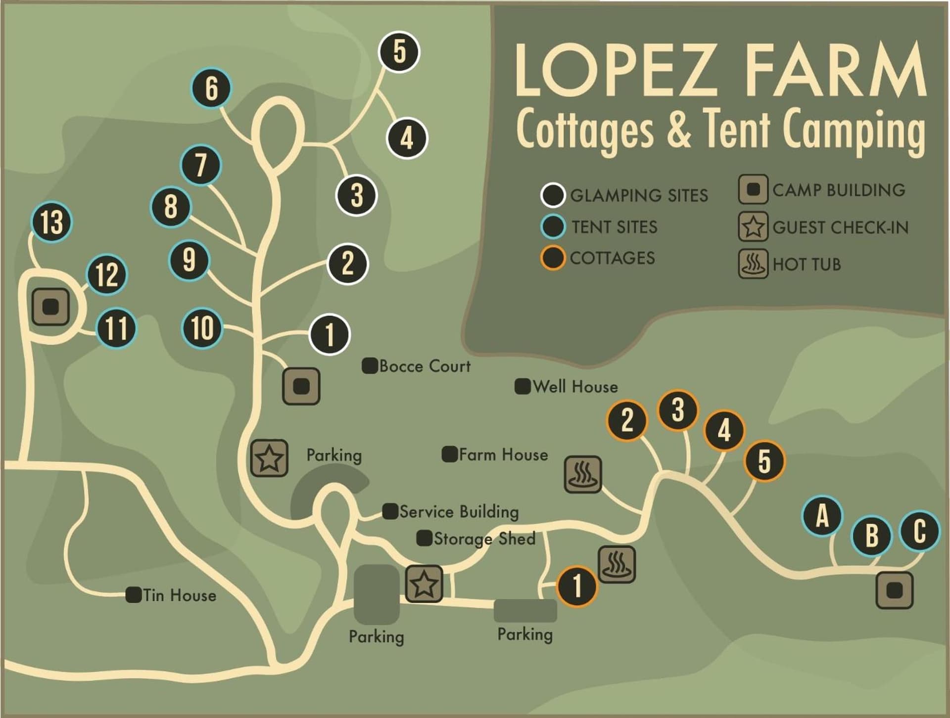 Lopez Farm Cottages & Tent Camping gallery photo in Lopez — image 29