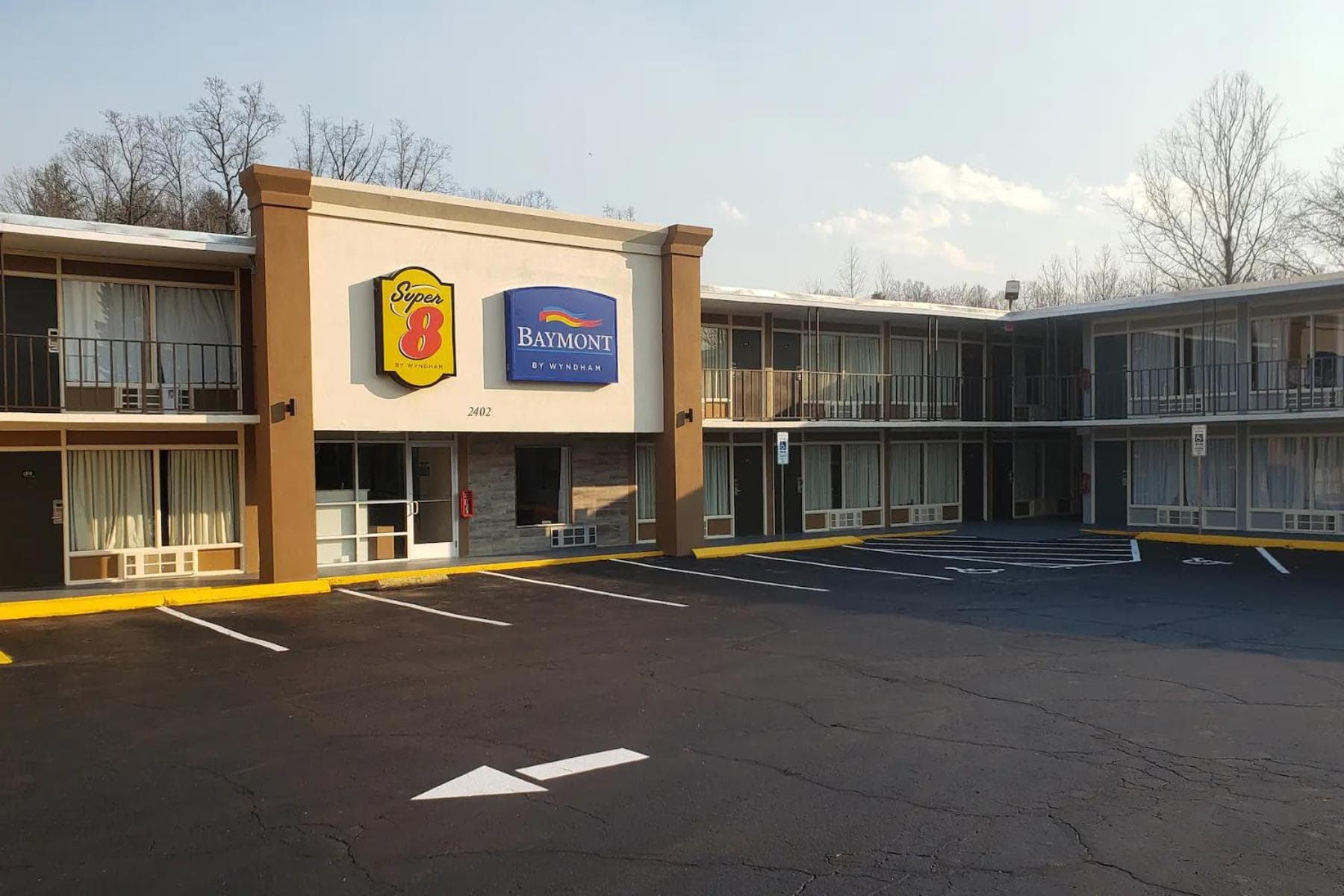 Super 8 by Wyndham Morganton featured exterior or lobby in Morganton, NC — similar hotel