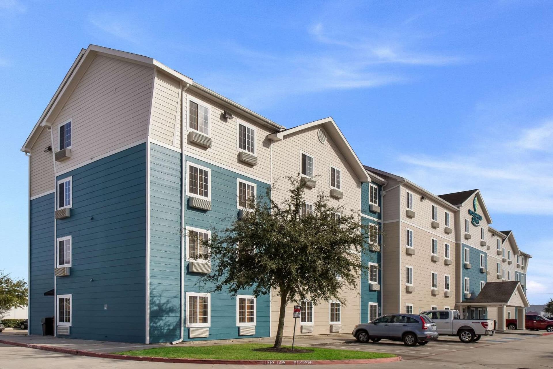 WoodSpring Suites Houston I-45 Airtex featured exterior or lobby in Houston, TX — similar hotel