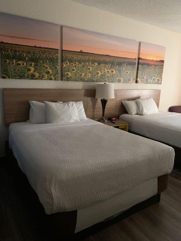 Days Inn by Wyndham Topeka property views in Topeka, KS — gallery photo 3