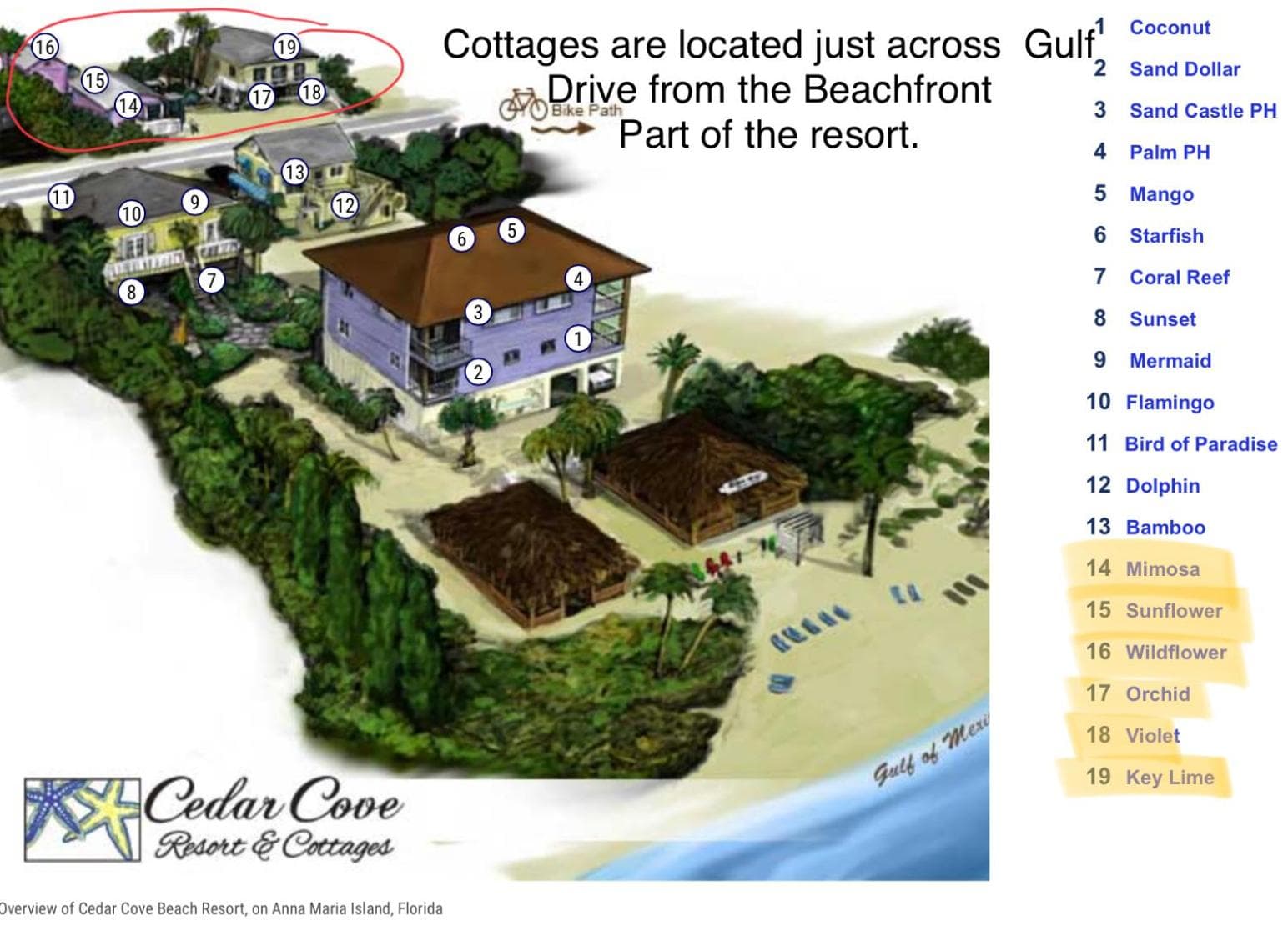 Cedar Cove Resort & Cottages gallery photo in Holmes Beach, FL — image 142