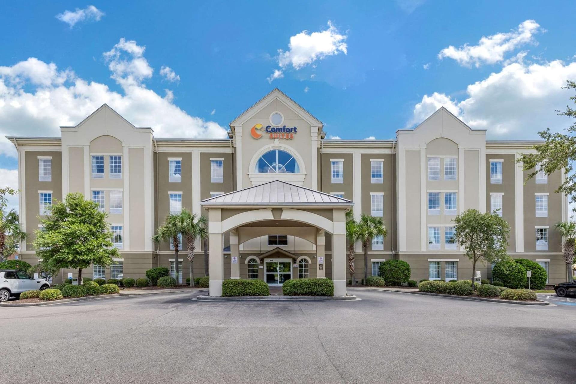 Comfort Suites Myrtle Beach Central featured exterior or lobby in Myrtle Beach, SC — similar hotel