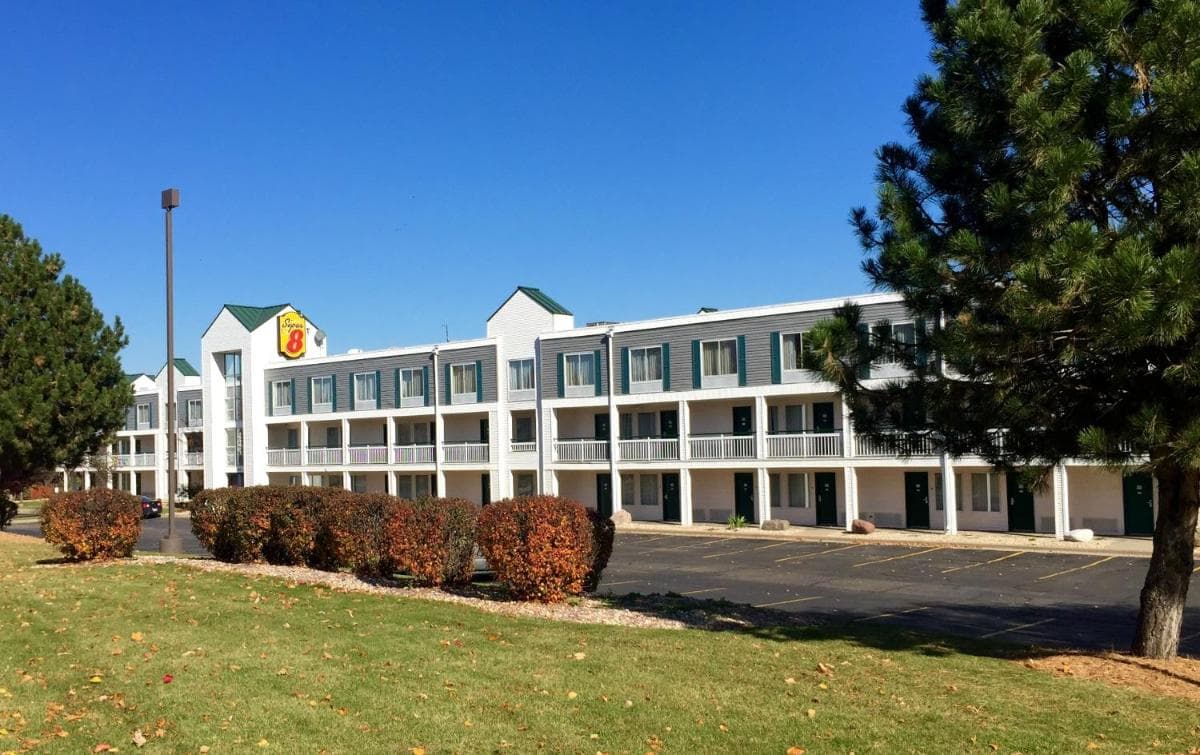 Super 8 by Wyndham Madison East exterior or lobby in Madison, WI — main listing photo