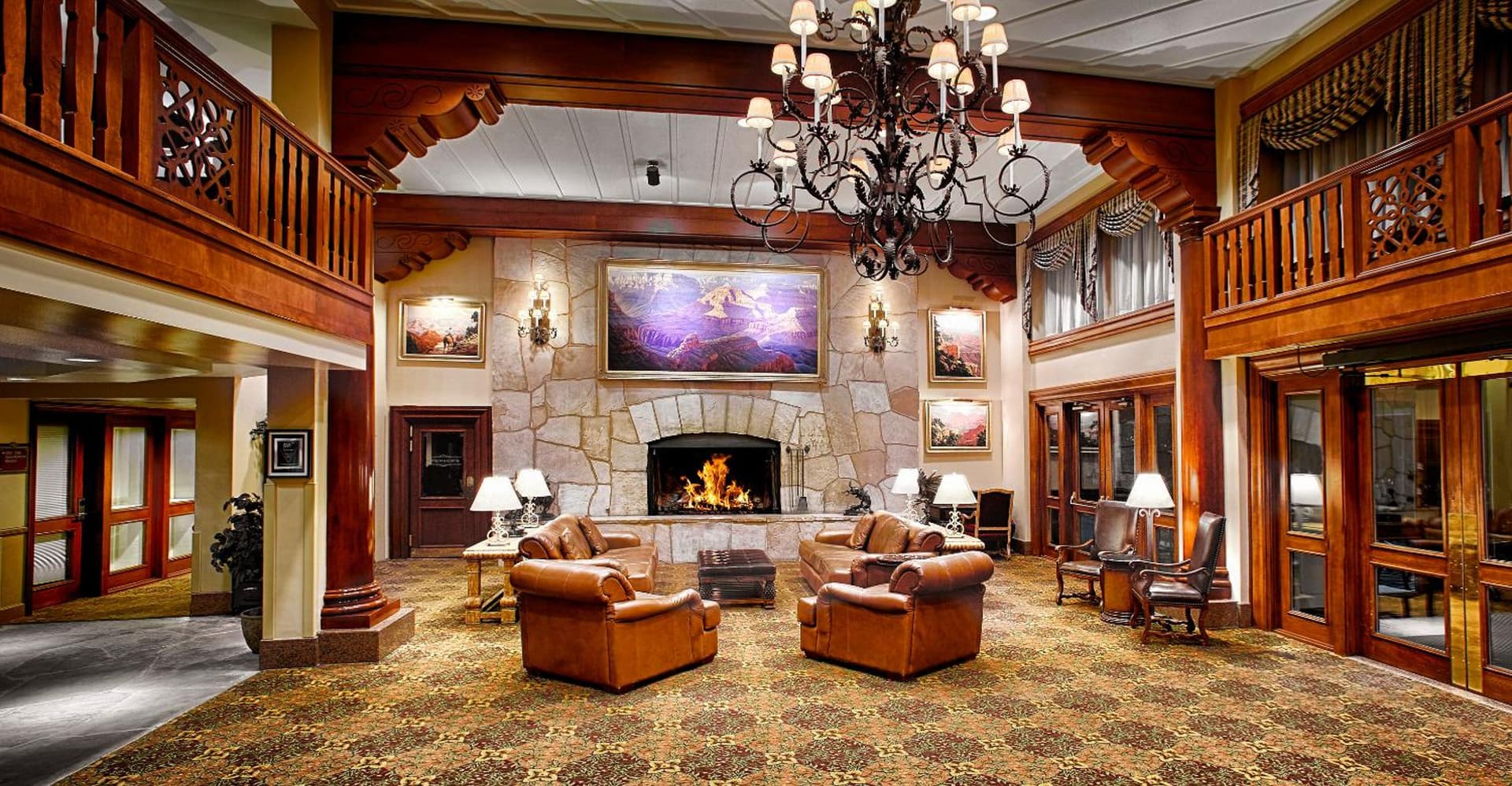 Grand Canyon Railway Hotel property views in Williams, AZ — gallery photo 3