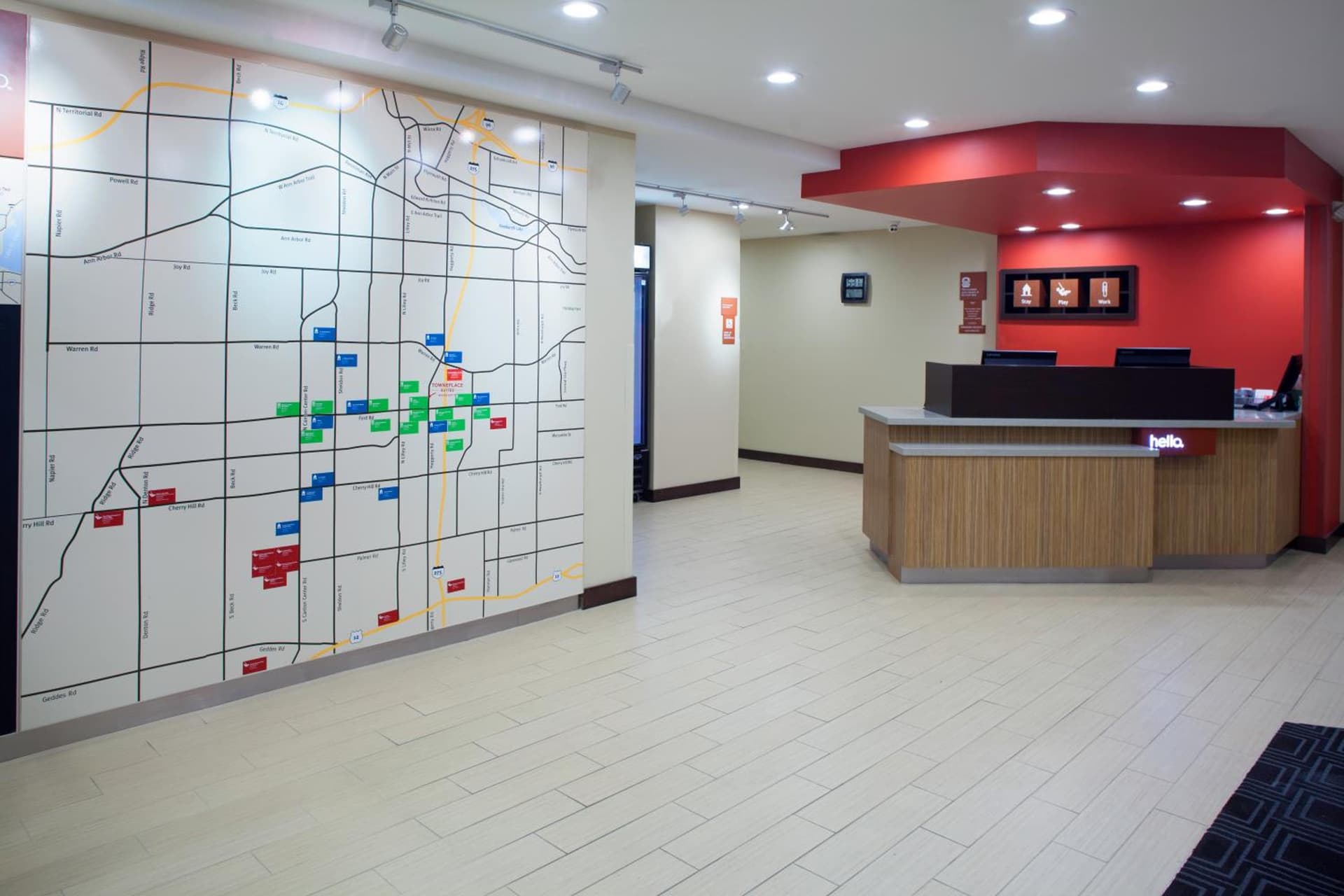 TownePlace Suites by MarriottDetroit Canton interior in Canton — gallery photo 2