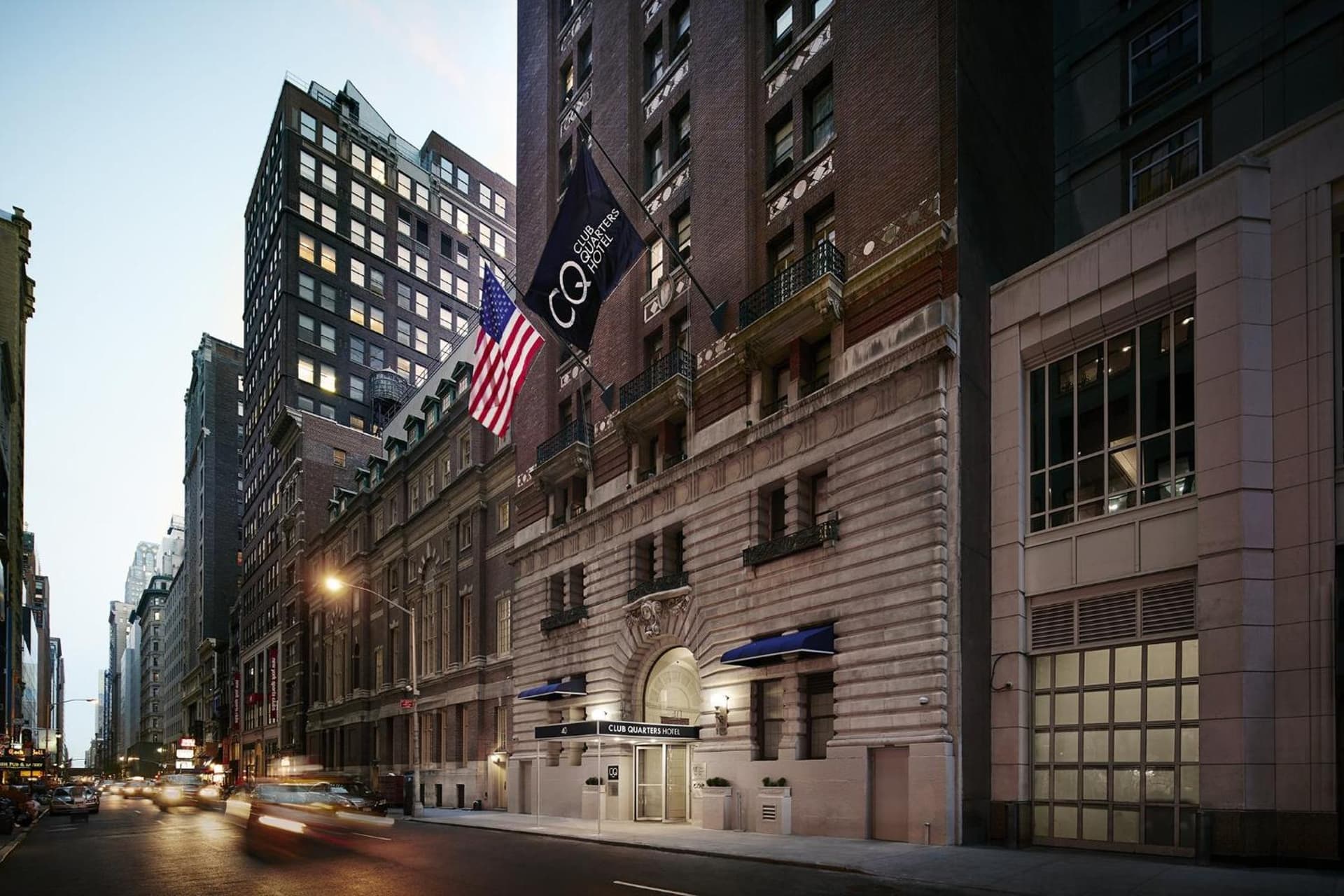 Newly Renovated Rooms at Club Quarters Hotel Times Square, New York featured exterior or lobby in New York, NY — similar hotel