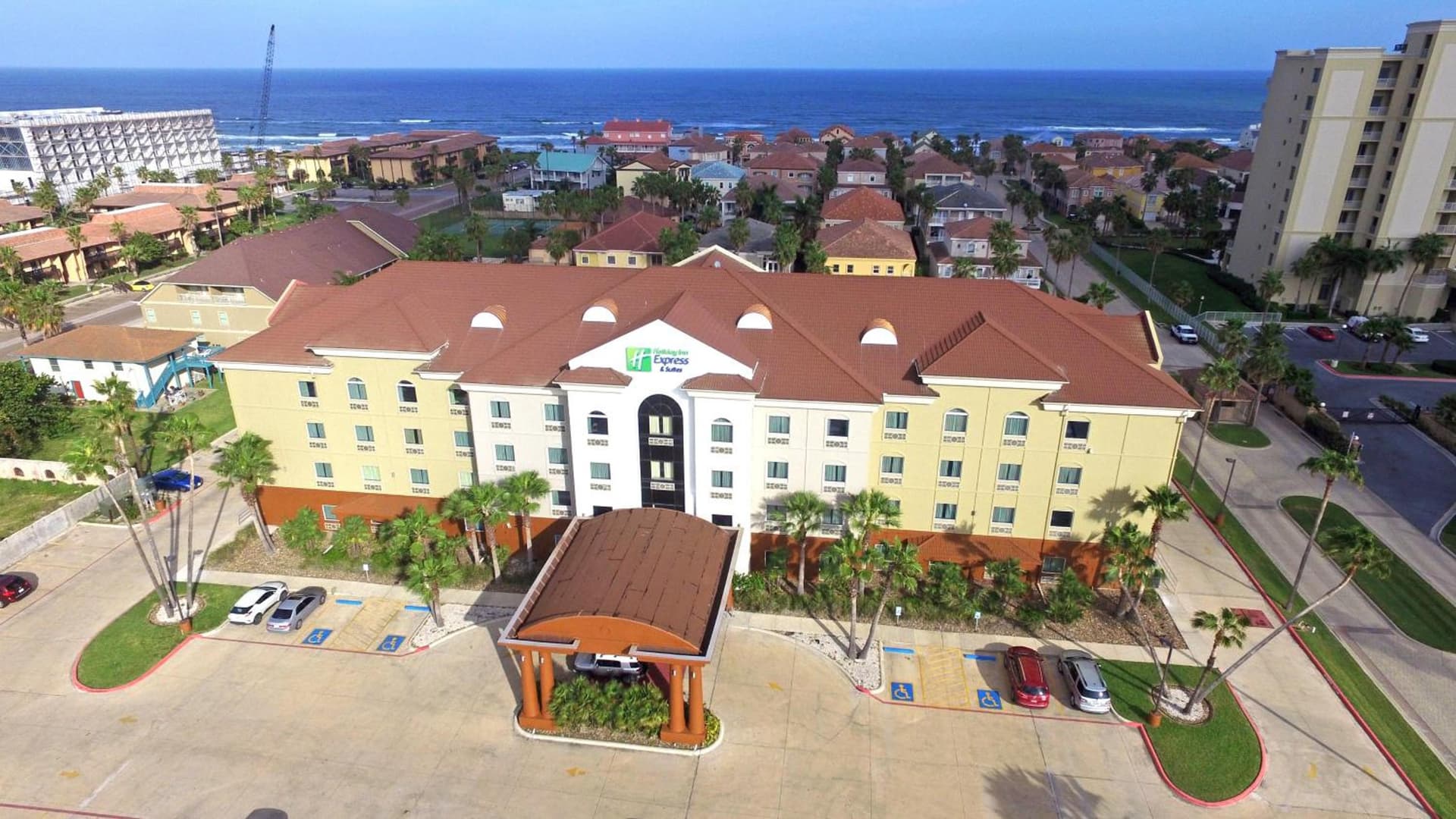 Holiday Inn Express Hotel and Suites South Padre Island by IHG exterior or lobby in South Padre Island, TX — main listing photo