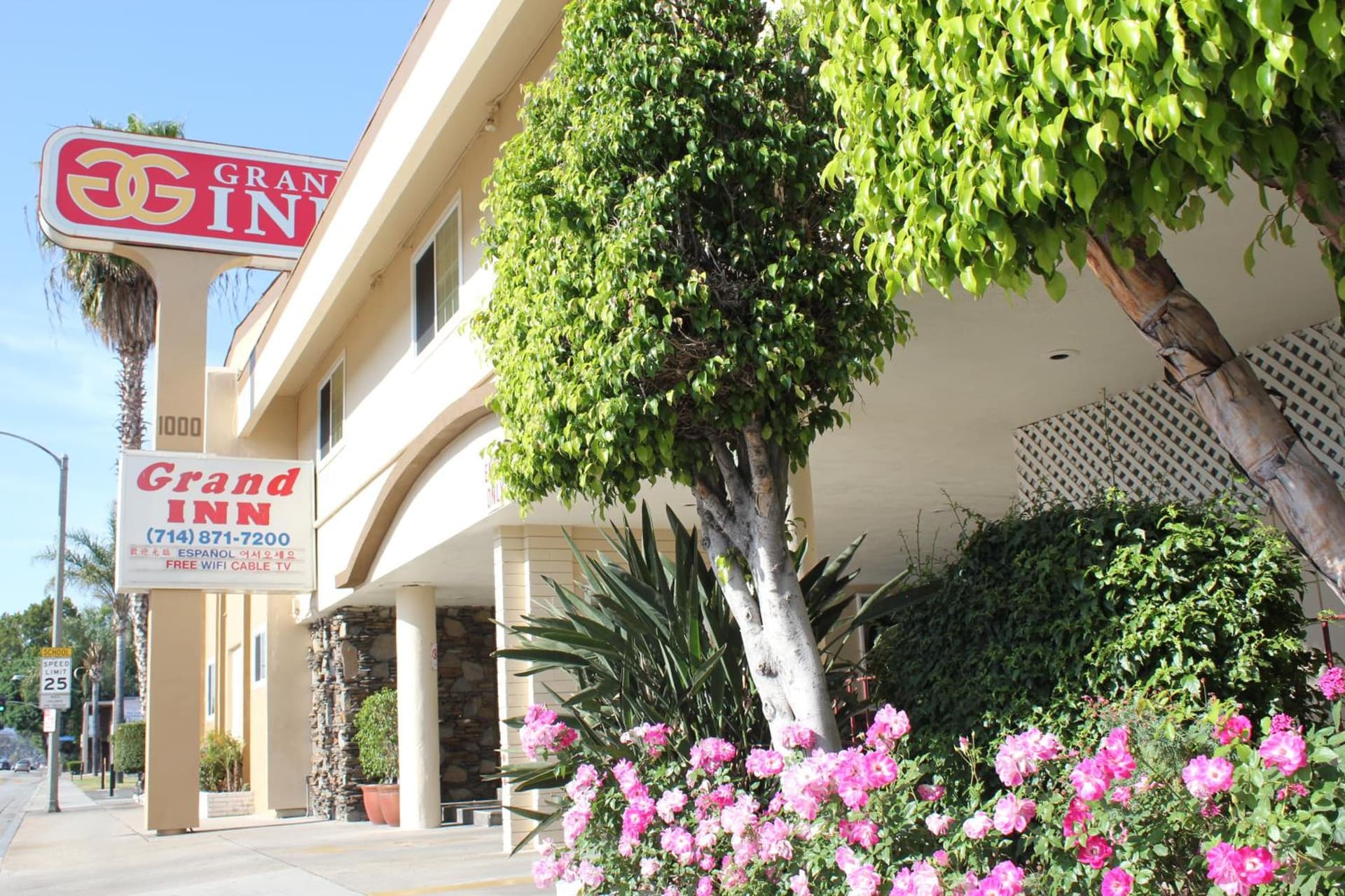 Grand Inn exterior or lobby in Fullerton, CA — main listing photo