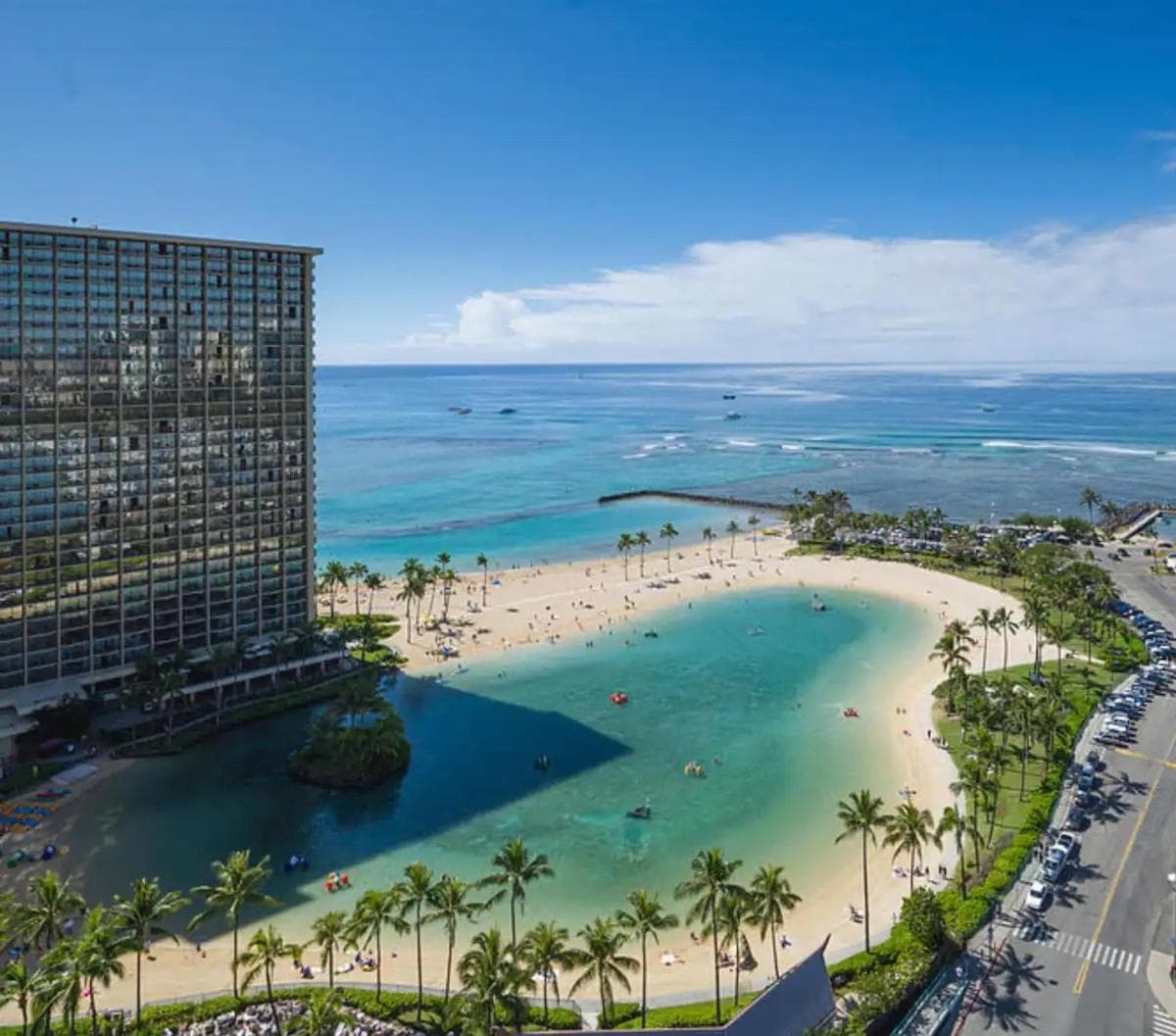 Ilikai #1743 Panoramic views on Waikiki Beach featured exterior or lobby in Honolulu, HI — similar hotel