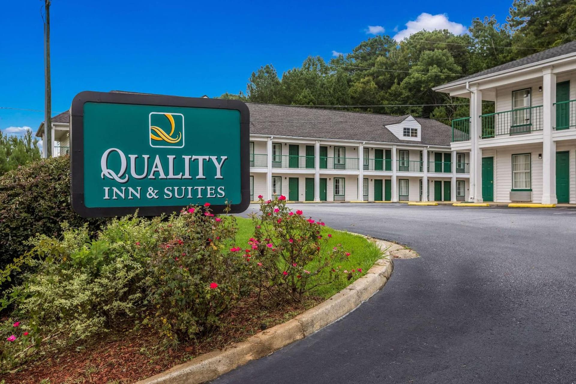 Quality Inn & Suites Greensboro near Lake Oconee featured exterior or lobby in Turnwold, GA — similar hotel