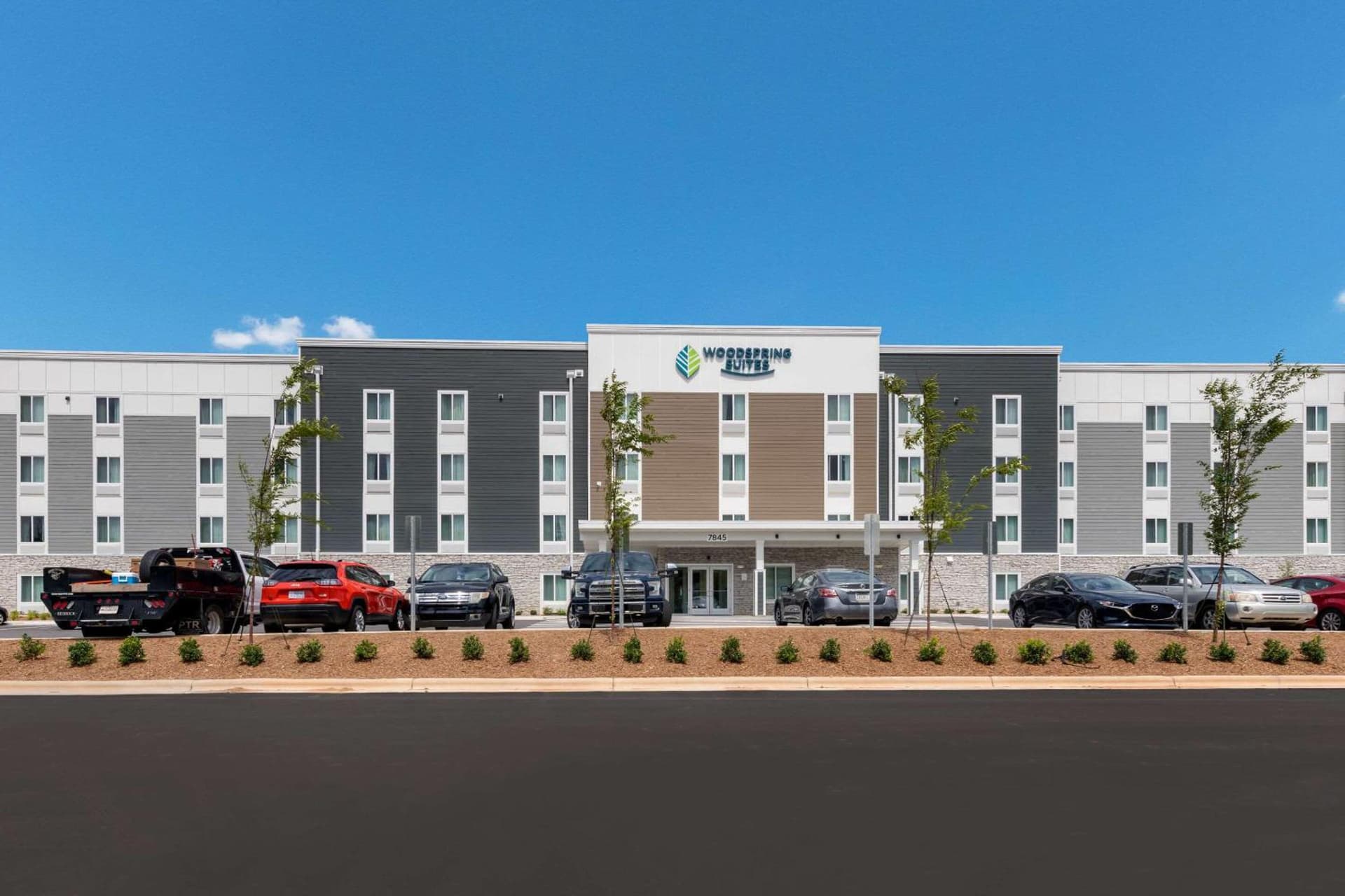 WoodSpring Suites Concord-Charlotte Speedway featured exterior or lobby in Concord, NC — similar hotel