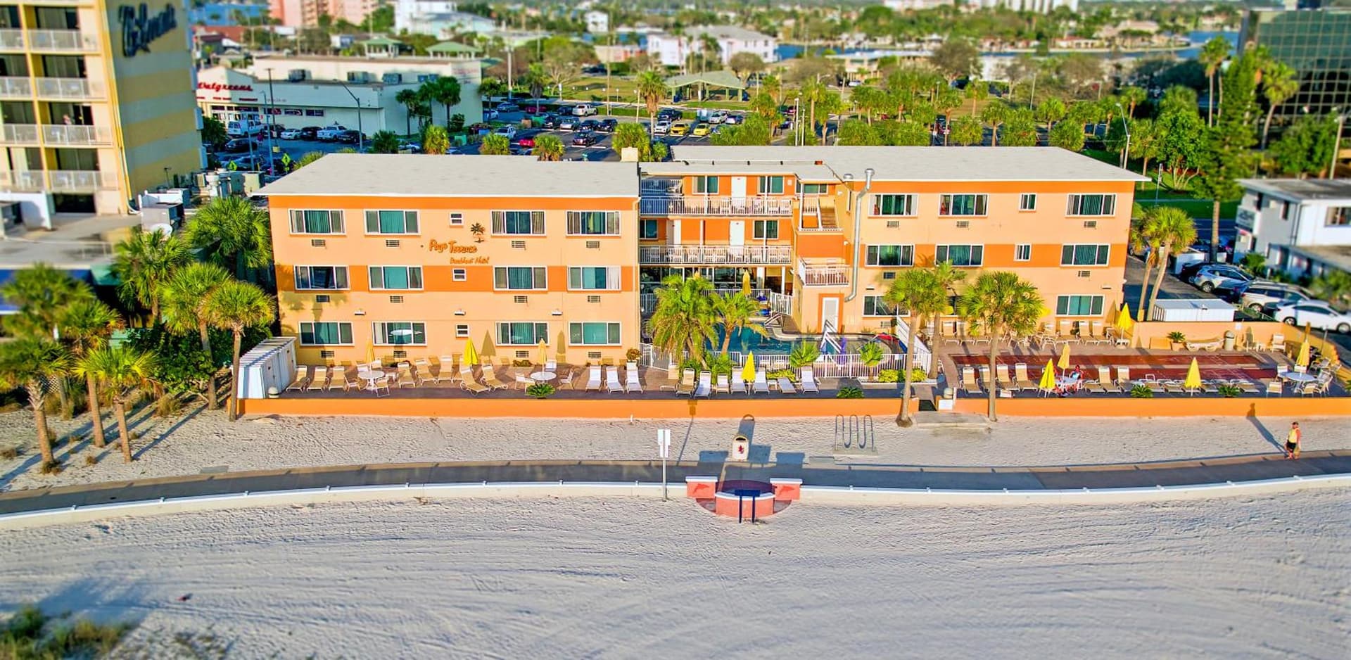 Page Terrace Beachfront Hotel property views in St Pete Beach — gallery photo 3