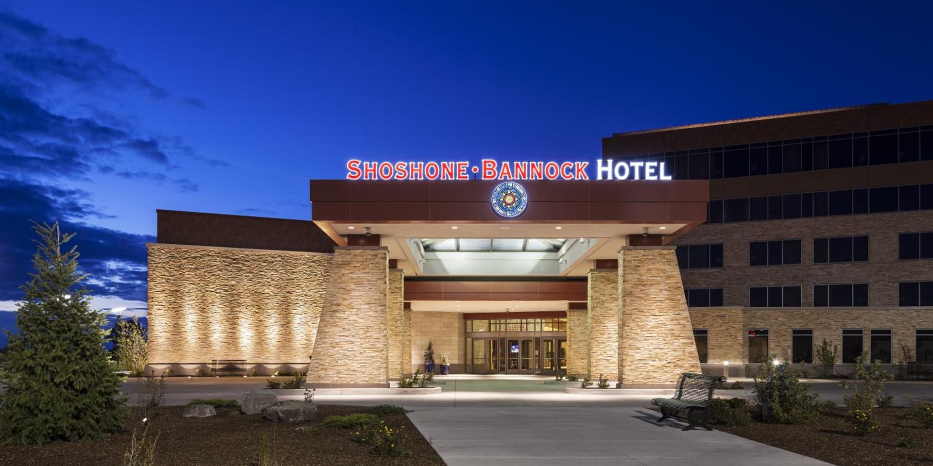 Shoshone-Bannock Hotel and Event Center featured exterior or lobby in Fort Hall, ID — similar hotel