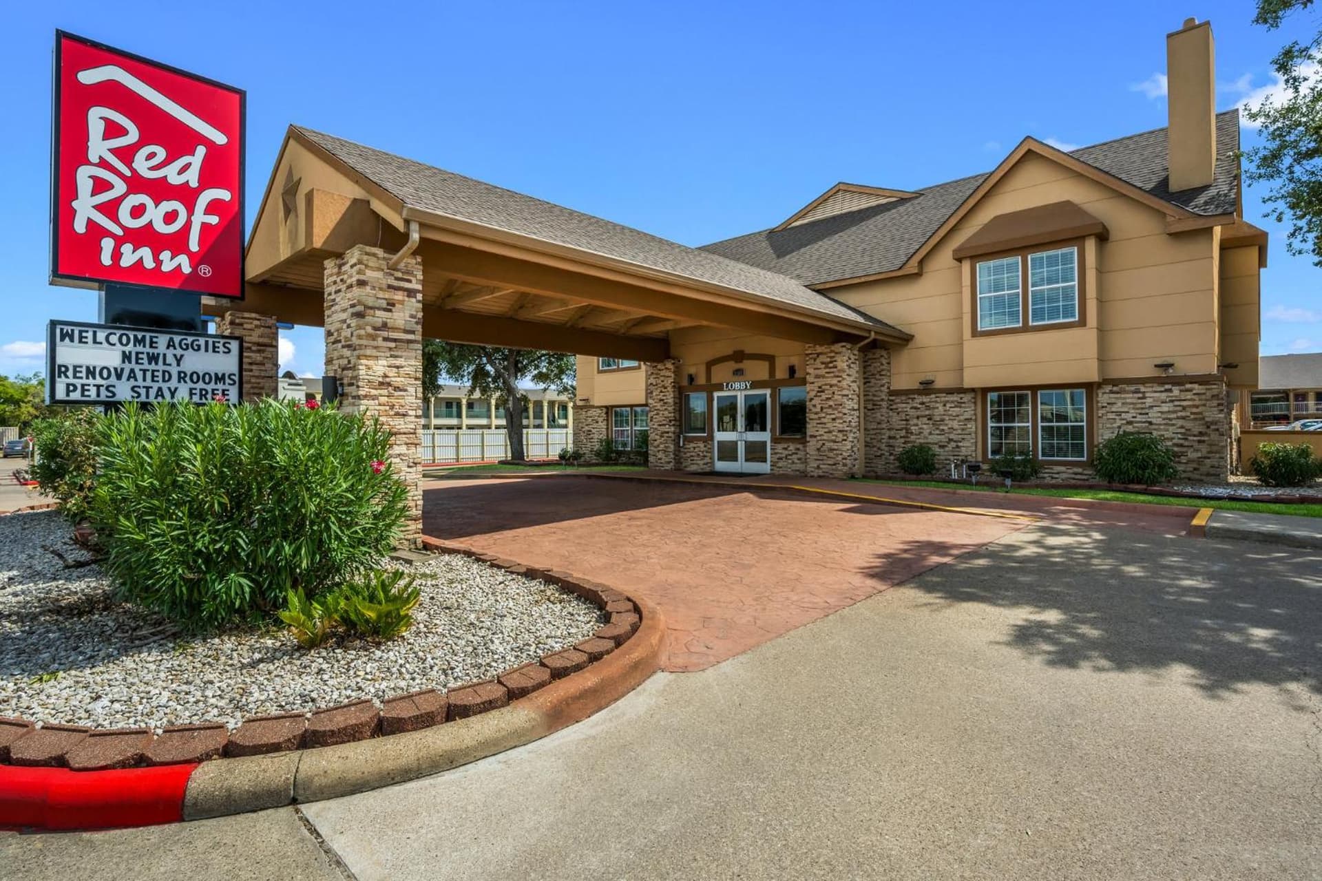 Red Roof Inn College Station exterior or lobby in College Station, TX — main listing photo