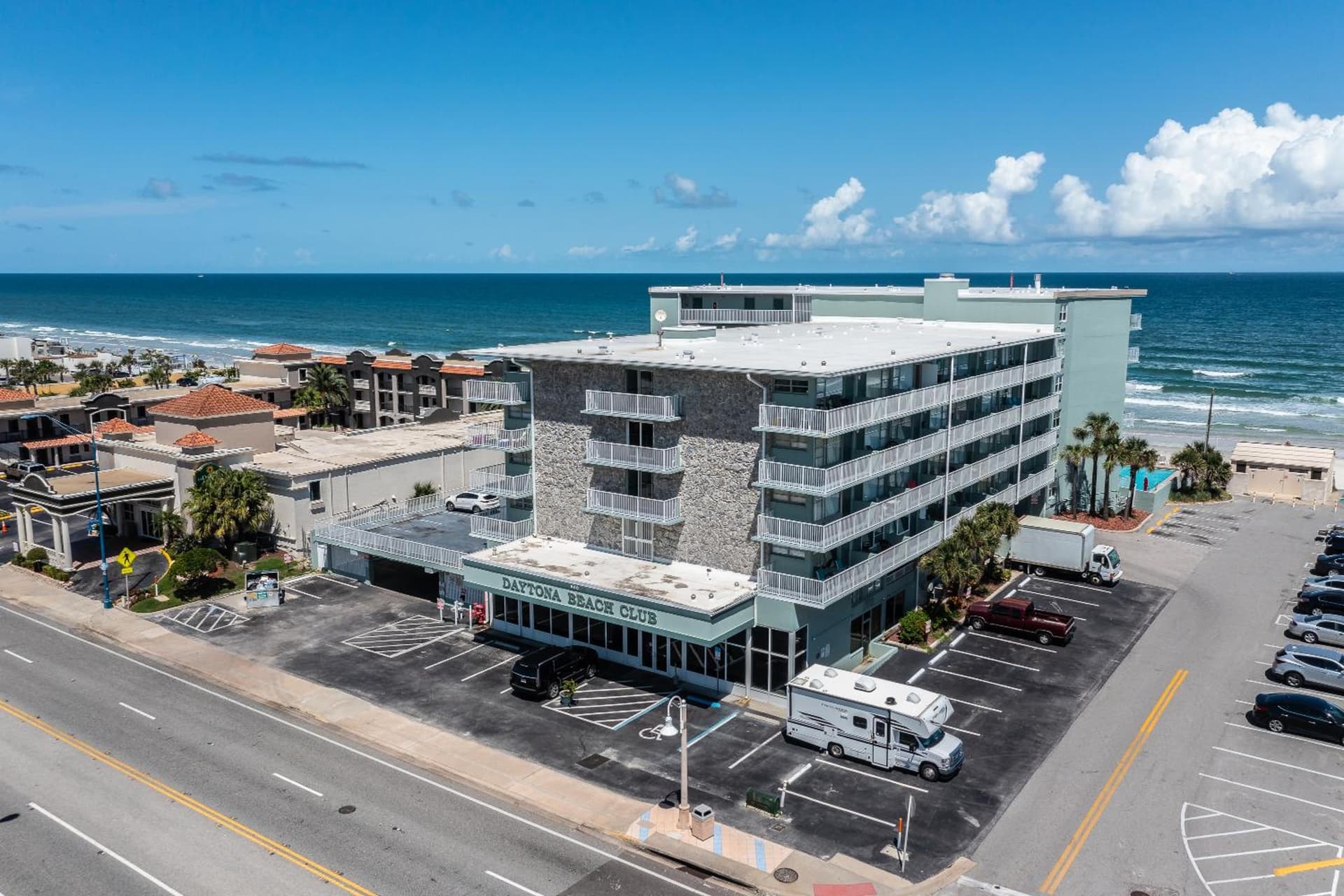 3rd Floor Balcony Beach View Studio Condo in the Beach Club featured exterior or lobby in Daytona Beach, FL — similar hotel