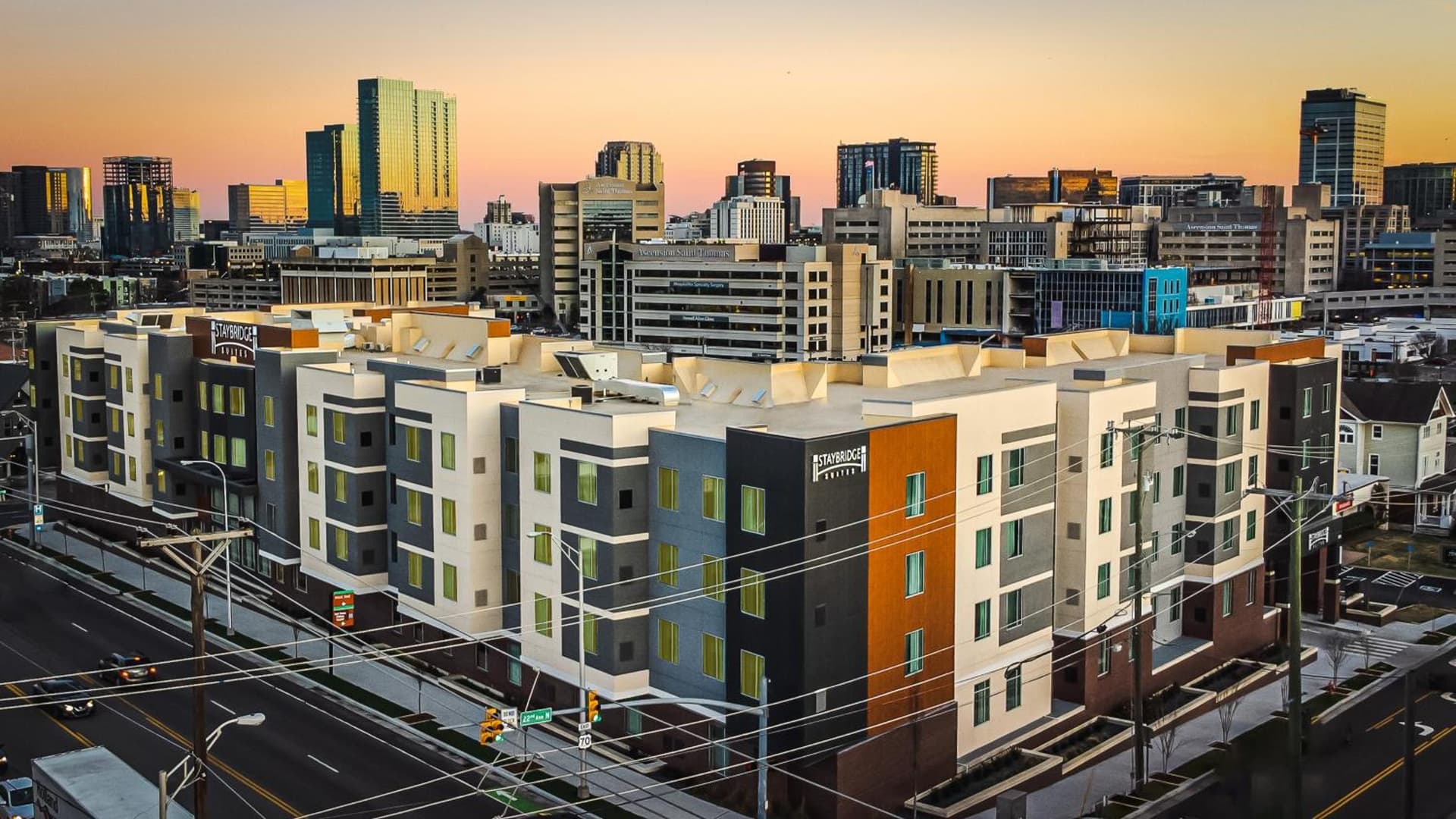 Staybridge Suites Nashville - Vanderbilt Area by IHG property views in Nashville, TN — gallery photo 3