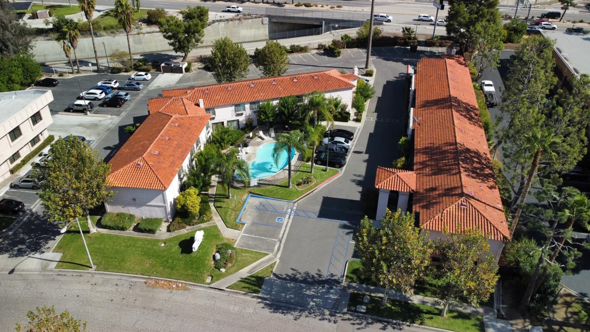 Hospitality Inn featured exterior or lobby in San Bernardino, CA — similar hotel
