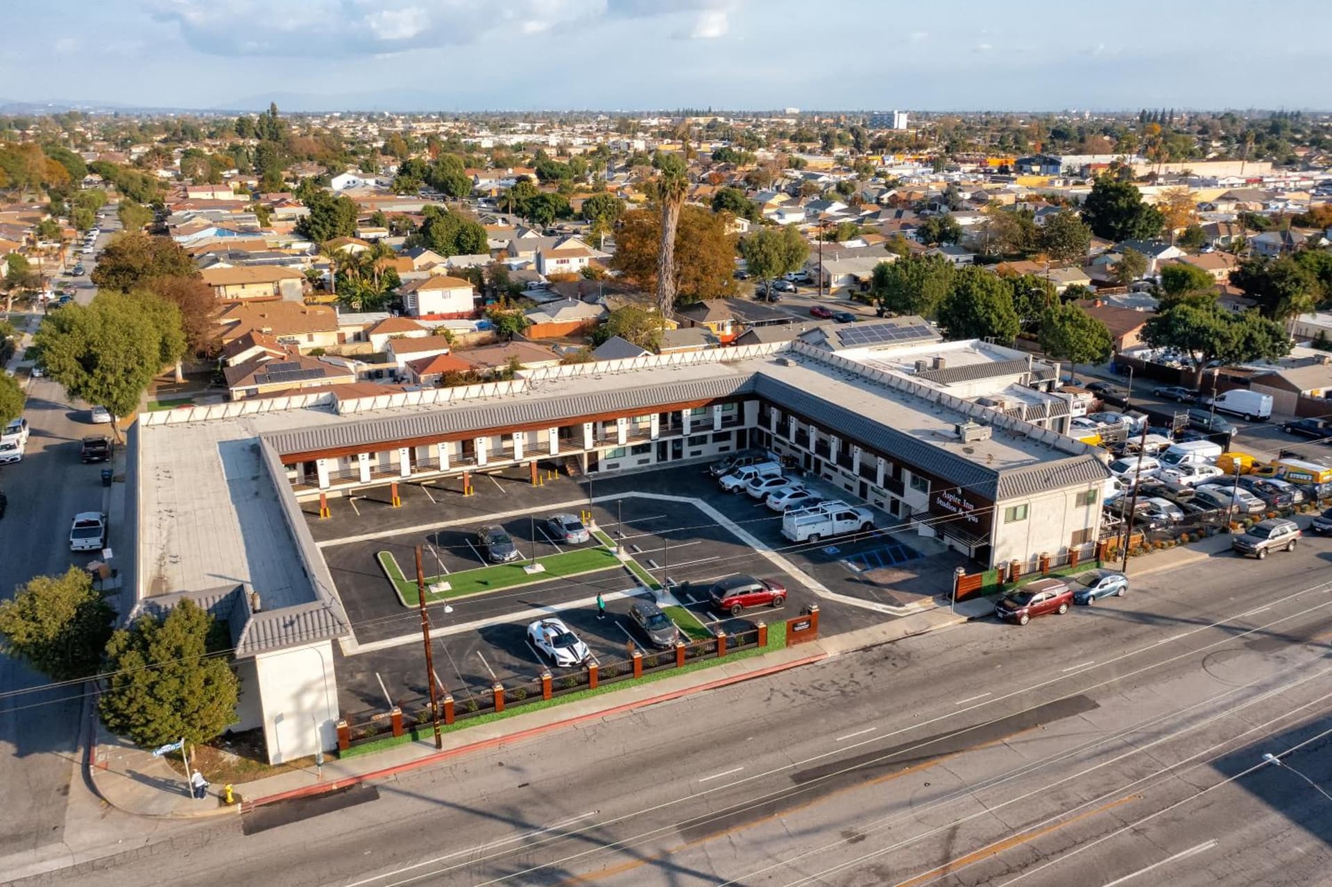 Aspire Inn Studios & Spas featured exterior or lobby in Bellflower, CA — similar hotel