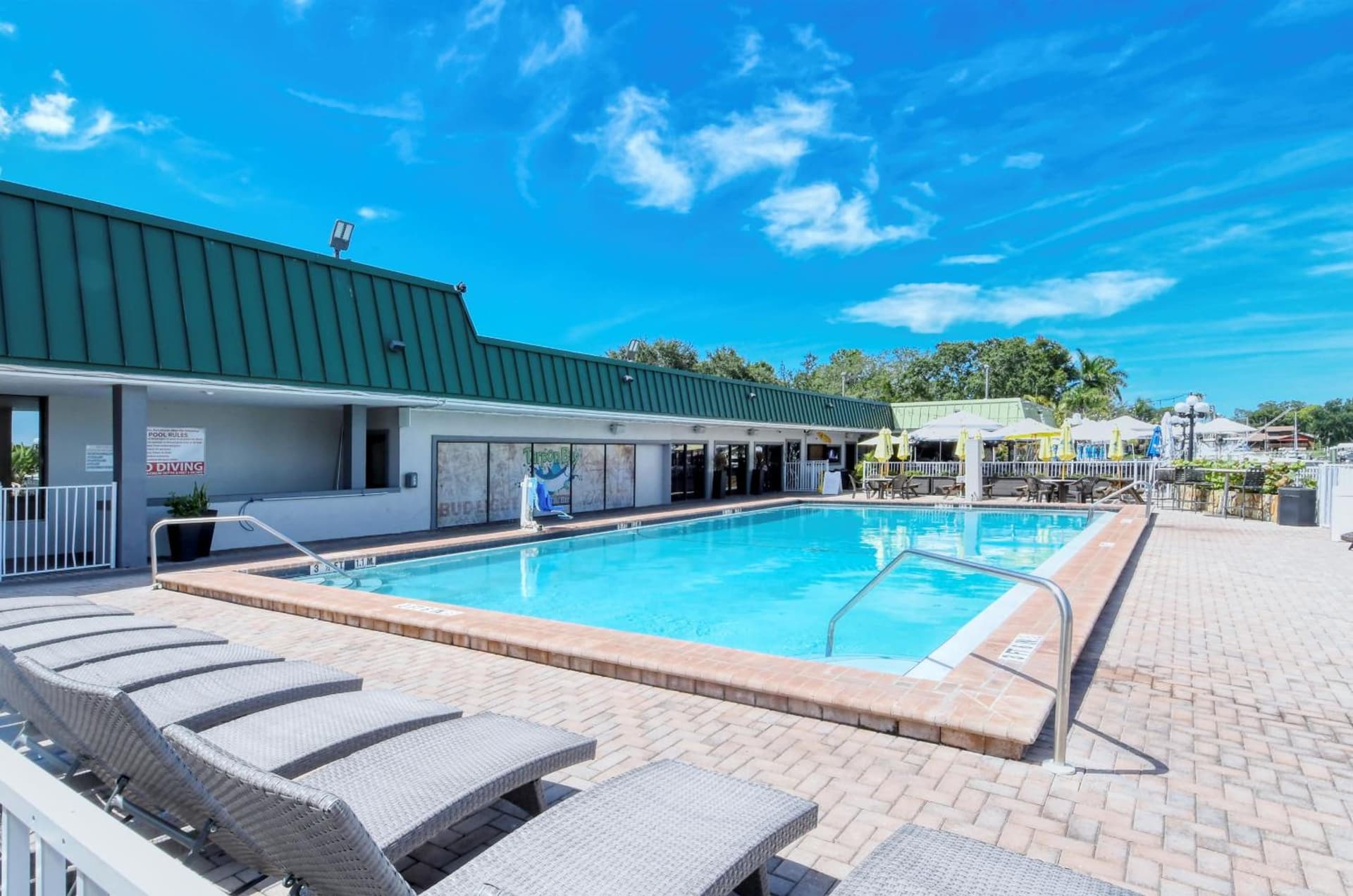 Heated Pool, Bunk Beds, King Bed, Huge TV, Marina, Tiki Bar property views in Sarasota, FL — gallery photo 3