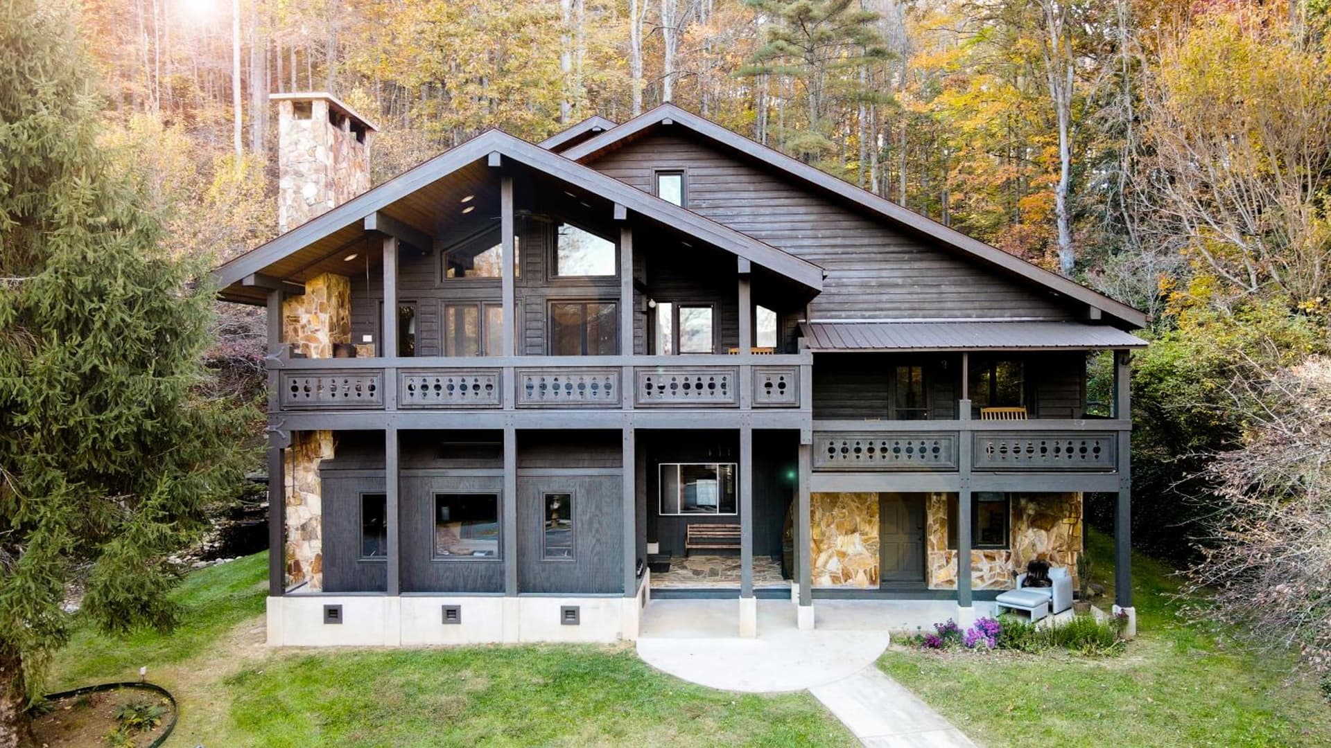 Outland Chalet & Suites Great Smoky Mountains featured exterior or lobby in Whittier, NC — similar hotel