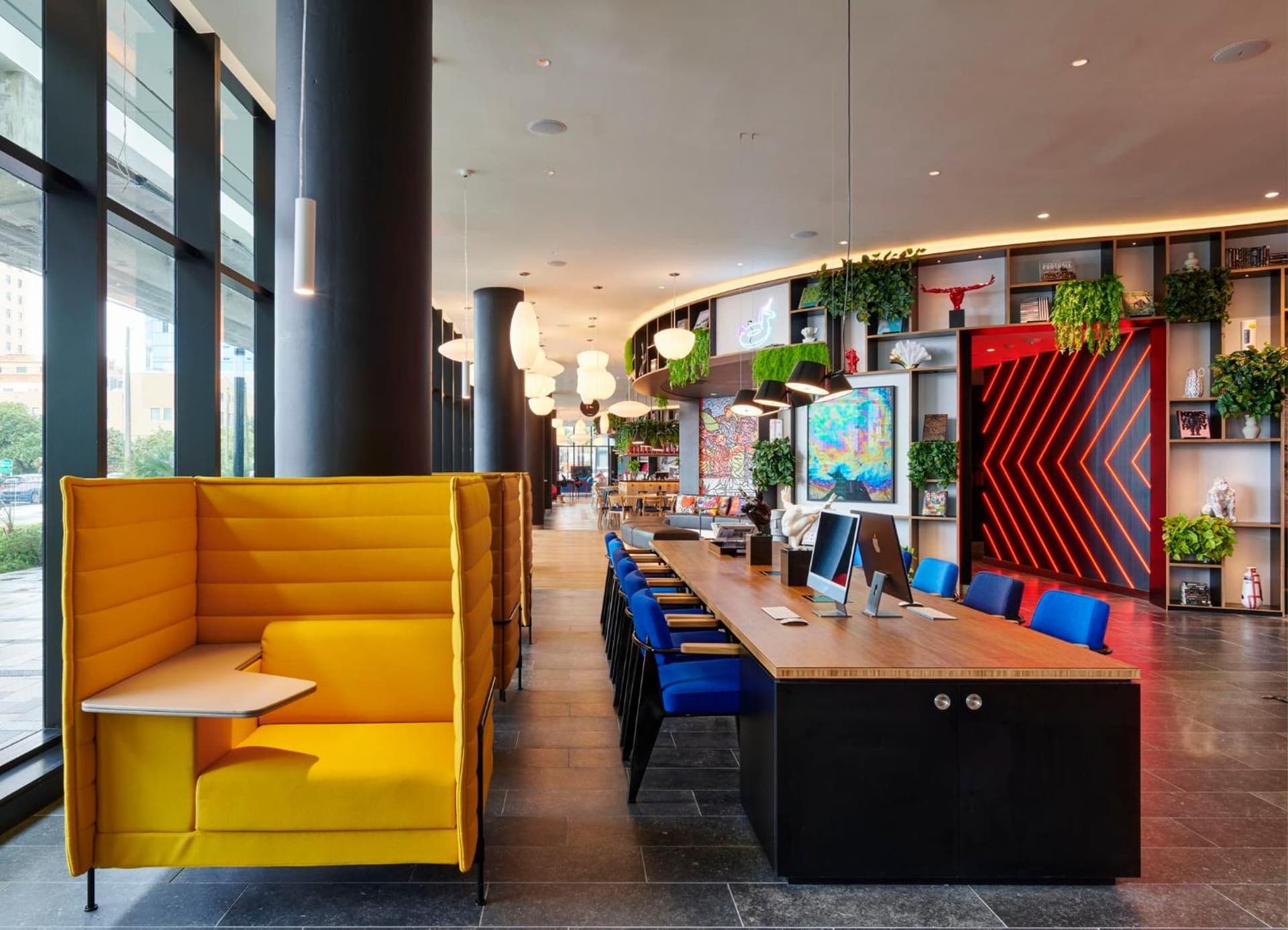 citizenM Miami World Center interior in Miami, FL — gallery photo 2