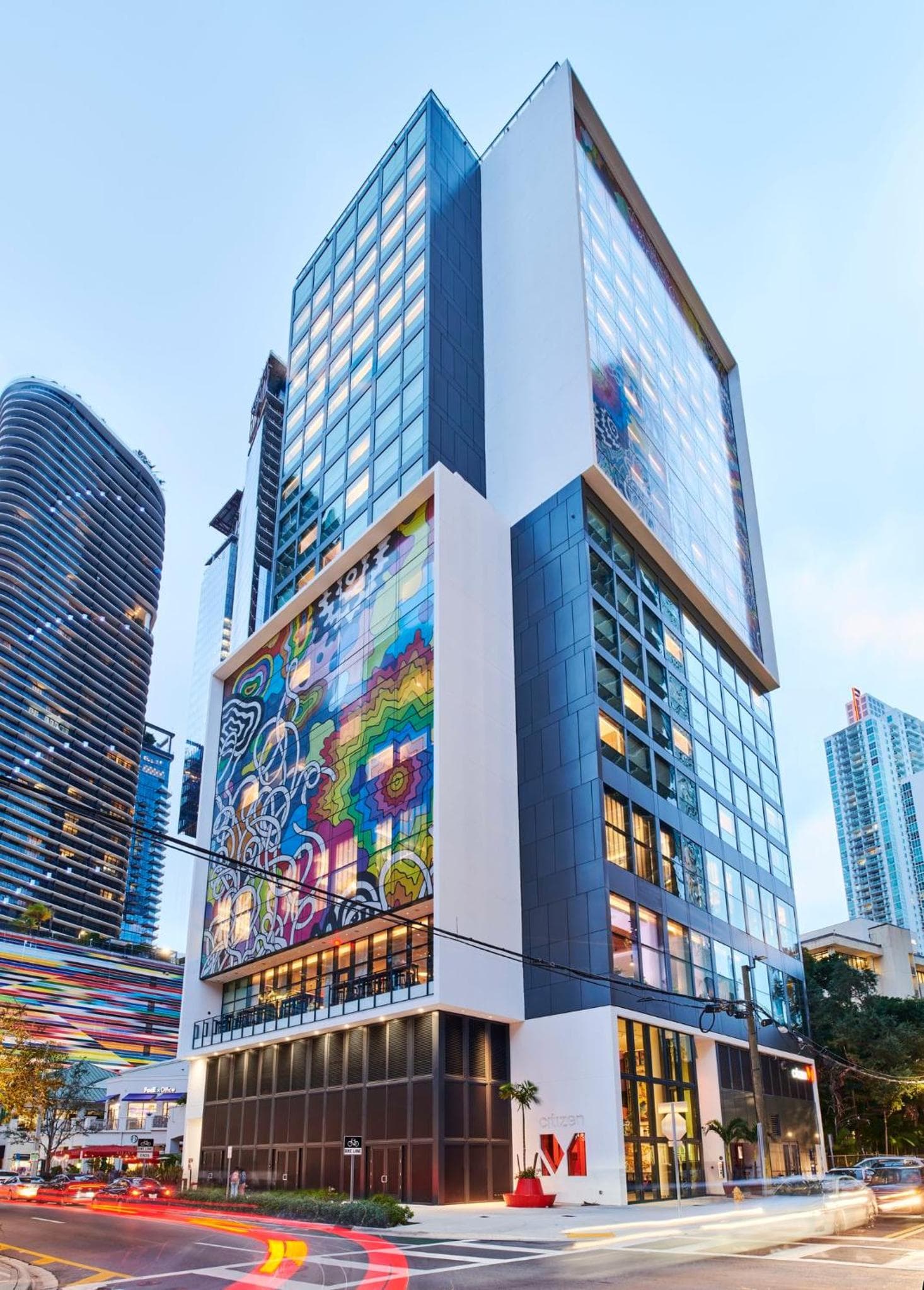 citizenM Miami Brickell exterior or lobby in Miami, FL — main listing photo