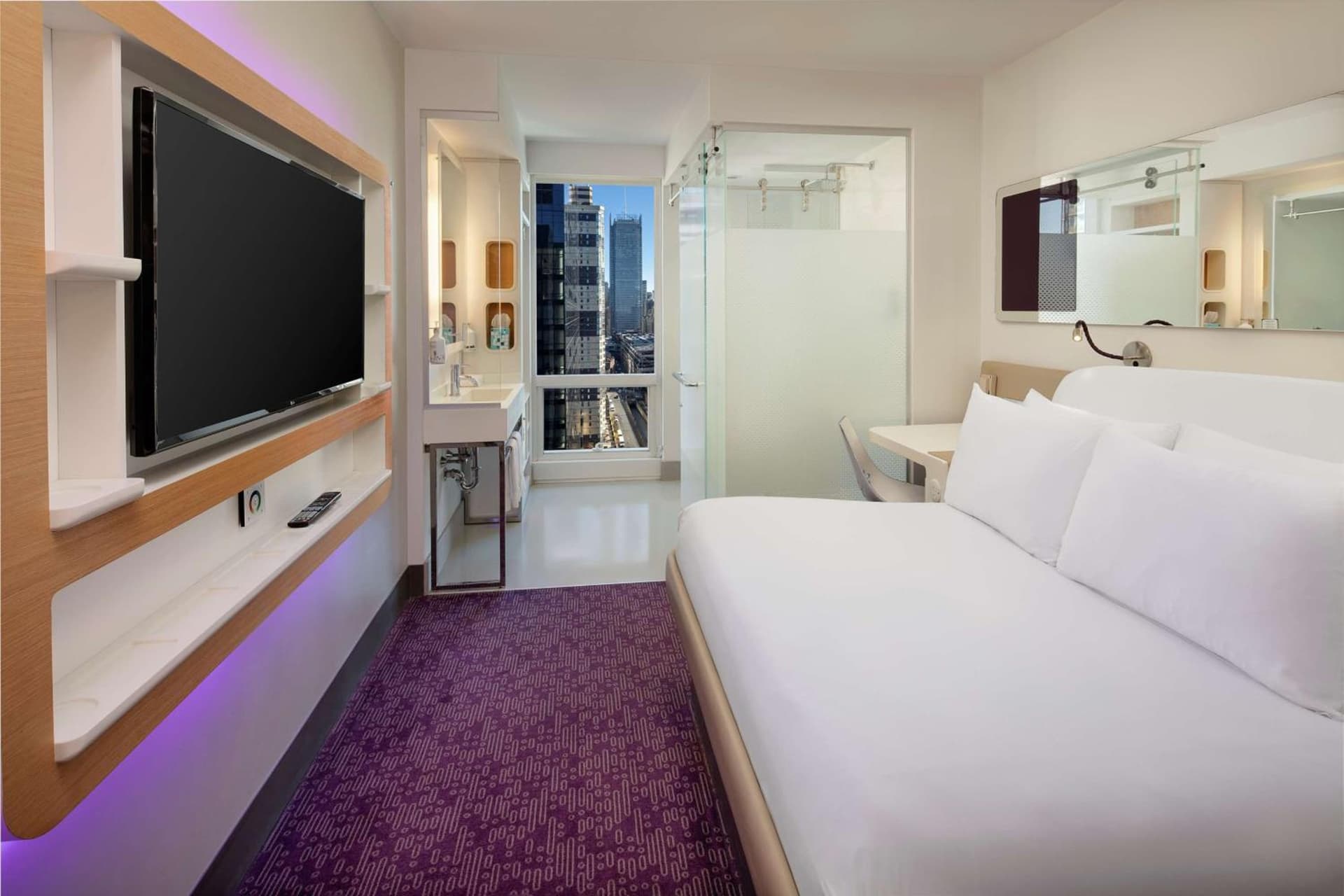 YOTEL New York Times Square property views in New York, NY — gallery photo 3